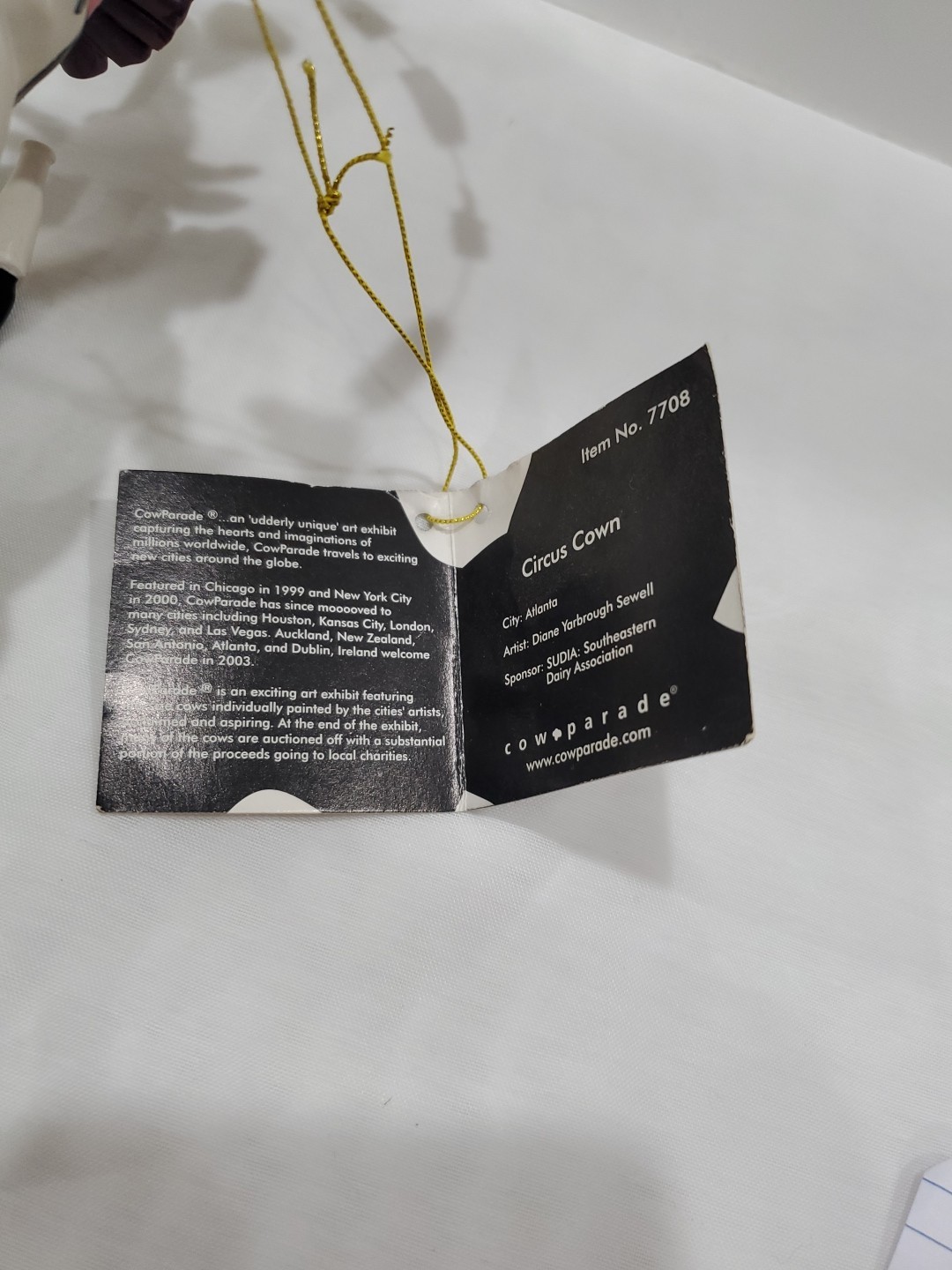 Cow Parade 7708 Circus Cown Figurine 2004 by Westland Giftware