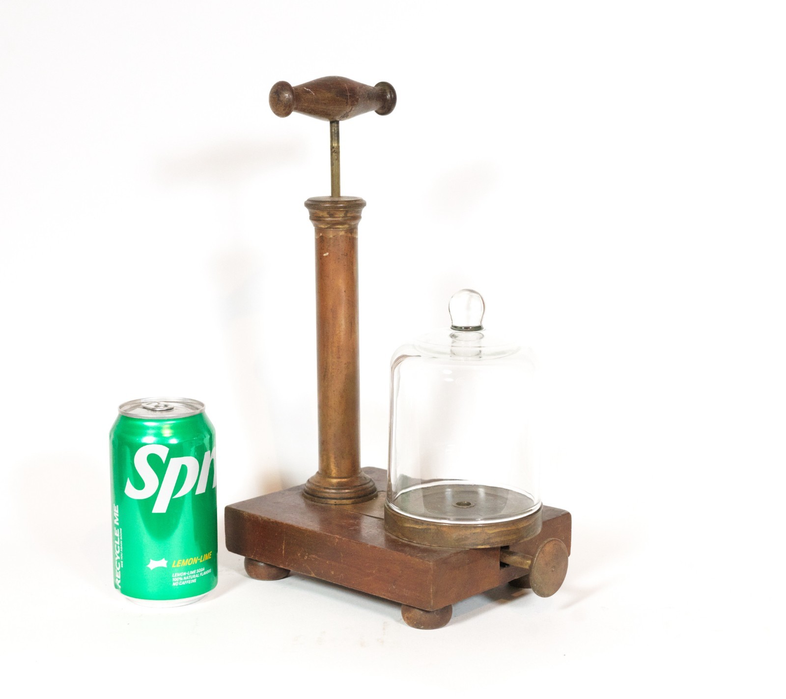 1838 Air Pump Signed "Brown & Francis New York" * Early Philosophical Instrument