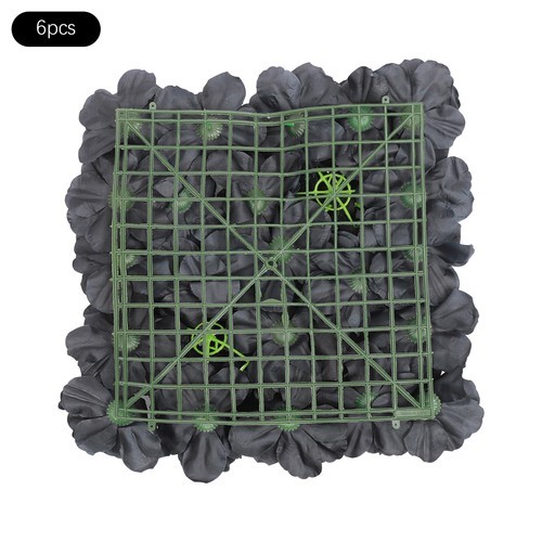 6Pcs Artificial Flower Wall Panels Backdrop Bouquet Wedding Party Background