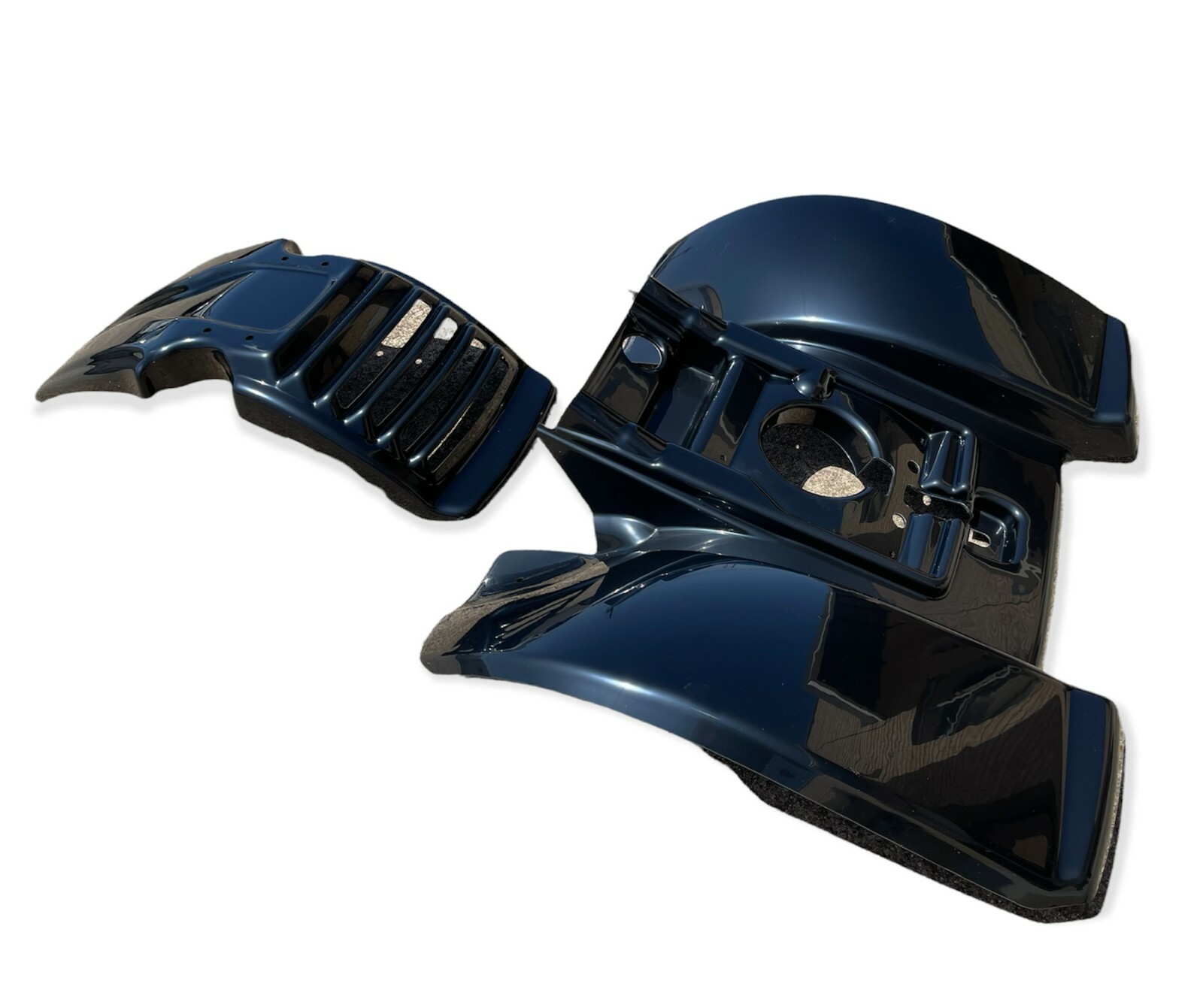 KTX Pro YAMAHA TRI-Z TRI Z YTZ 250 BLACK PLASTIC FRONT AND REAR FENDER SET