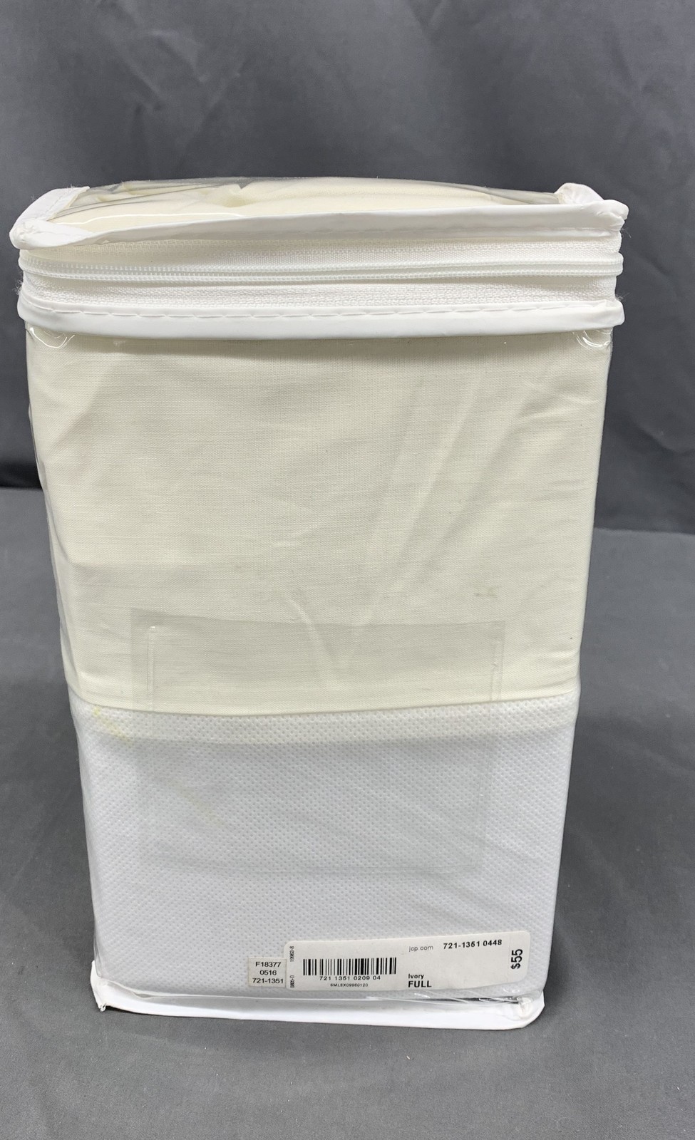 NEW IN PACKAGE Home Expressions J.C. Penney Tailored Ivory Bedskirt