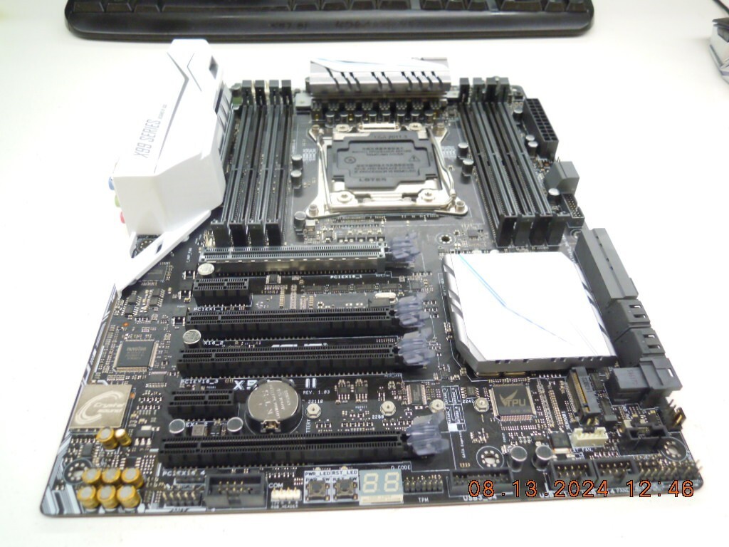 Asus X99-A II ATX Motherboard LGA 2011-V3 DDR4 M.2 USB3 + I/O Shield Latest BIOS