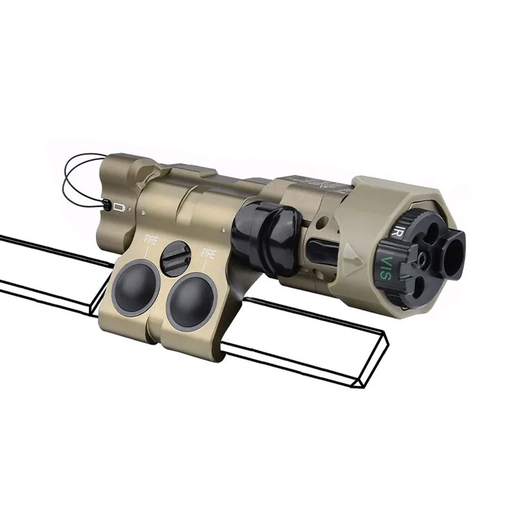 SOTAC Metal MAWL C1 Green IR Laser Sight/ IR Light /White LED Light Flashlight