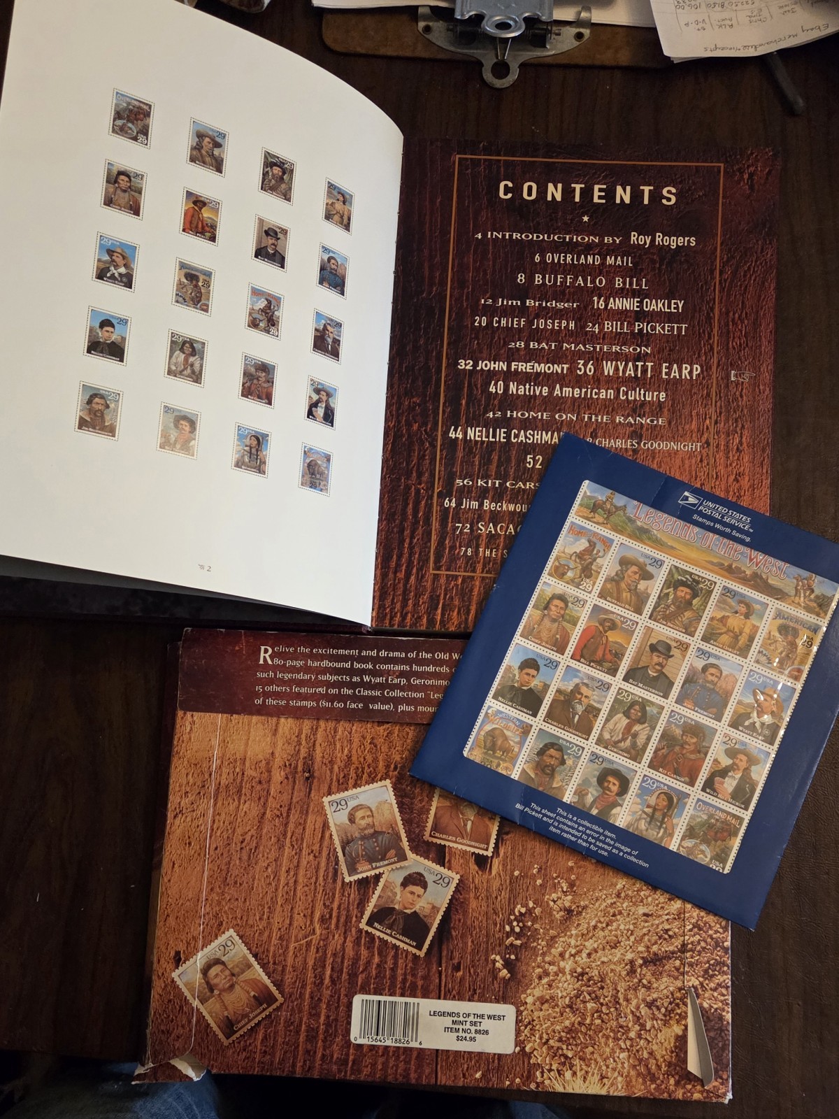 United States Sc# 2870 Legends of the West Recalled Error Sheet Mint MNH + BOOK