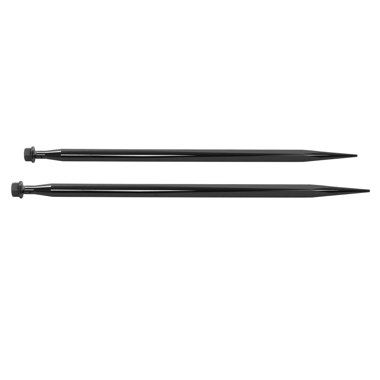 2PCS 49" Square Hay Spike Bale Spear Quick Attach Fork For Tractor Loader Bobcat