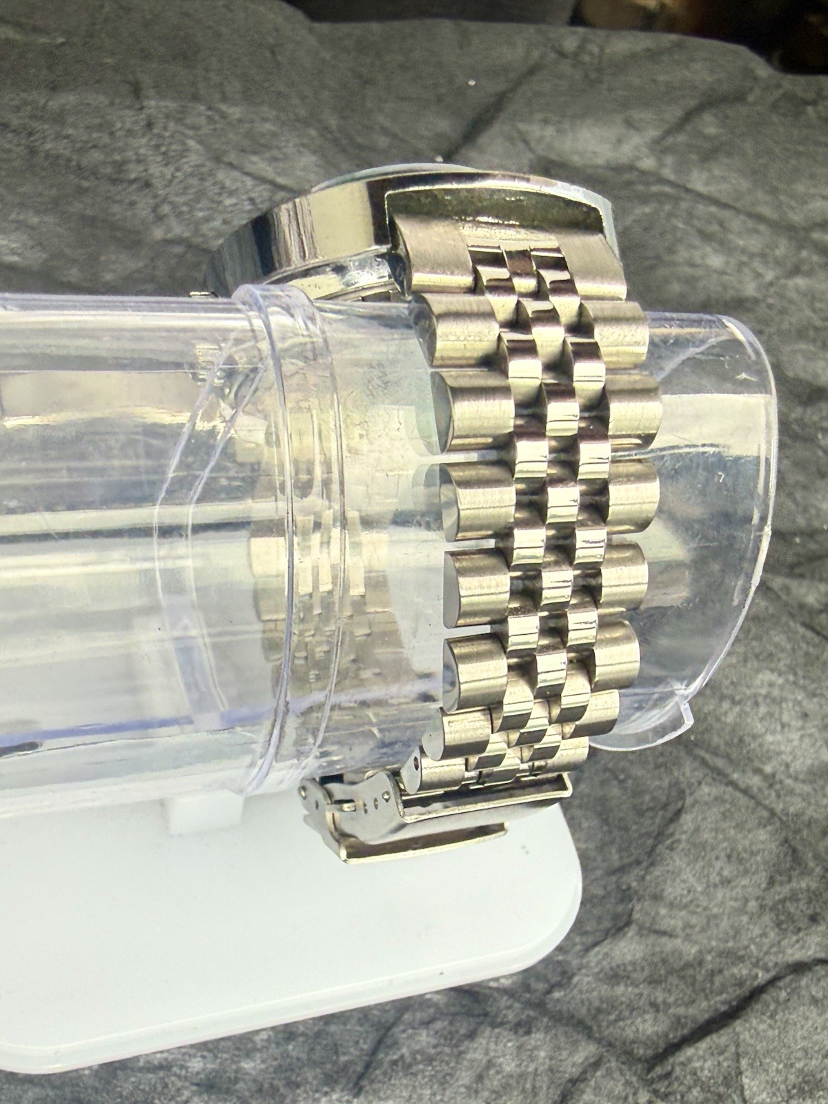 Vintage ELAMI De Luxe 36 automatic Swiss Mens Watch Rare