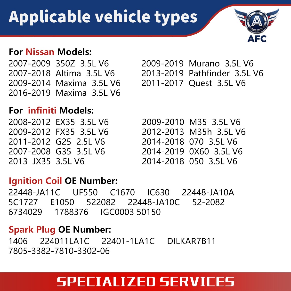 6 Spark plugs and Ignition coils packs fits Nissan Maxima Infiniti 3.5 V6 UF550
