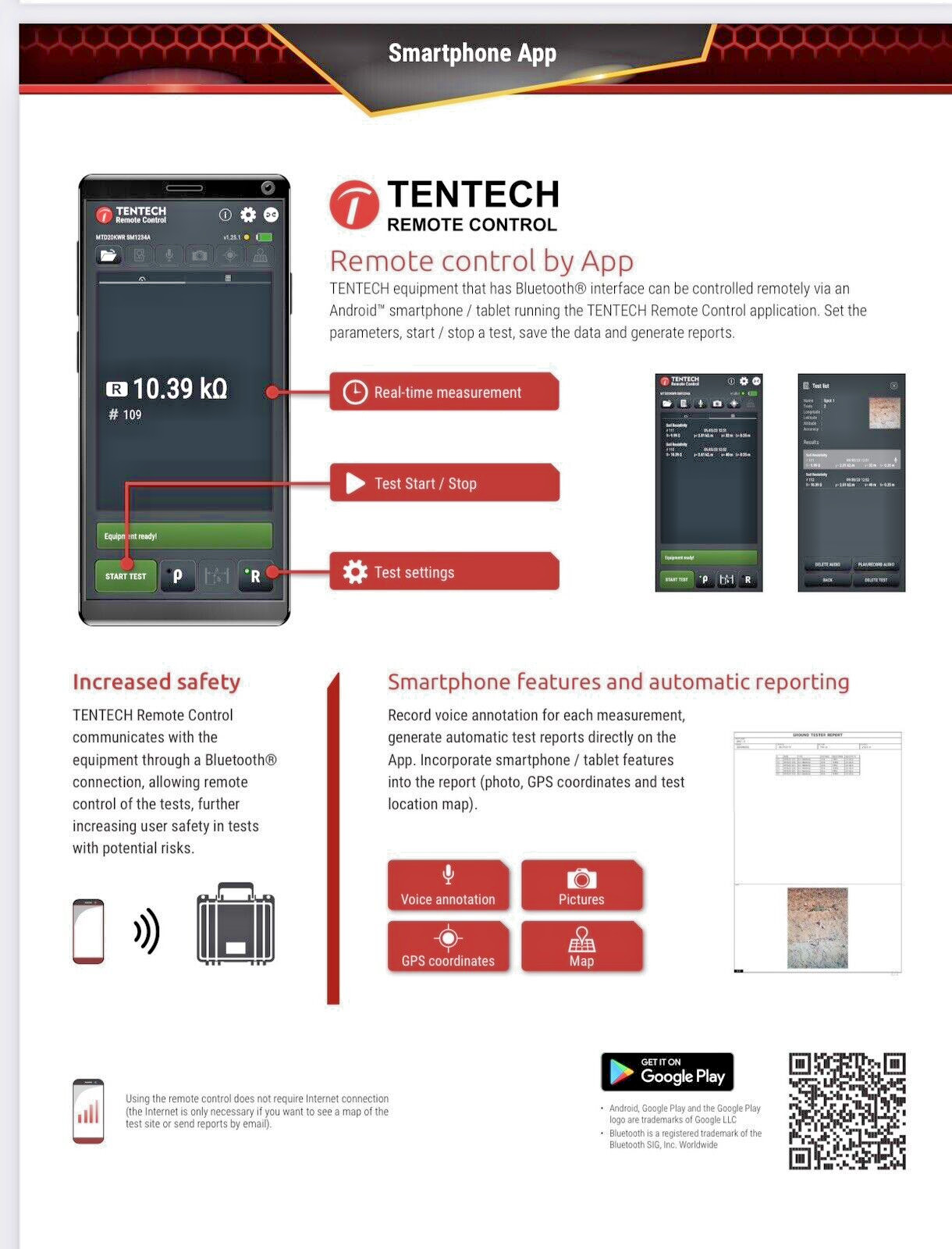 Tentech Megabras MTD20KWR Earth Tester Telurometer 20kV Digital Reliable