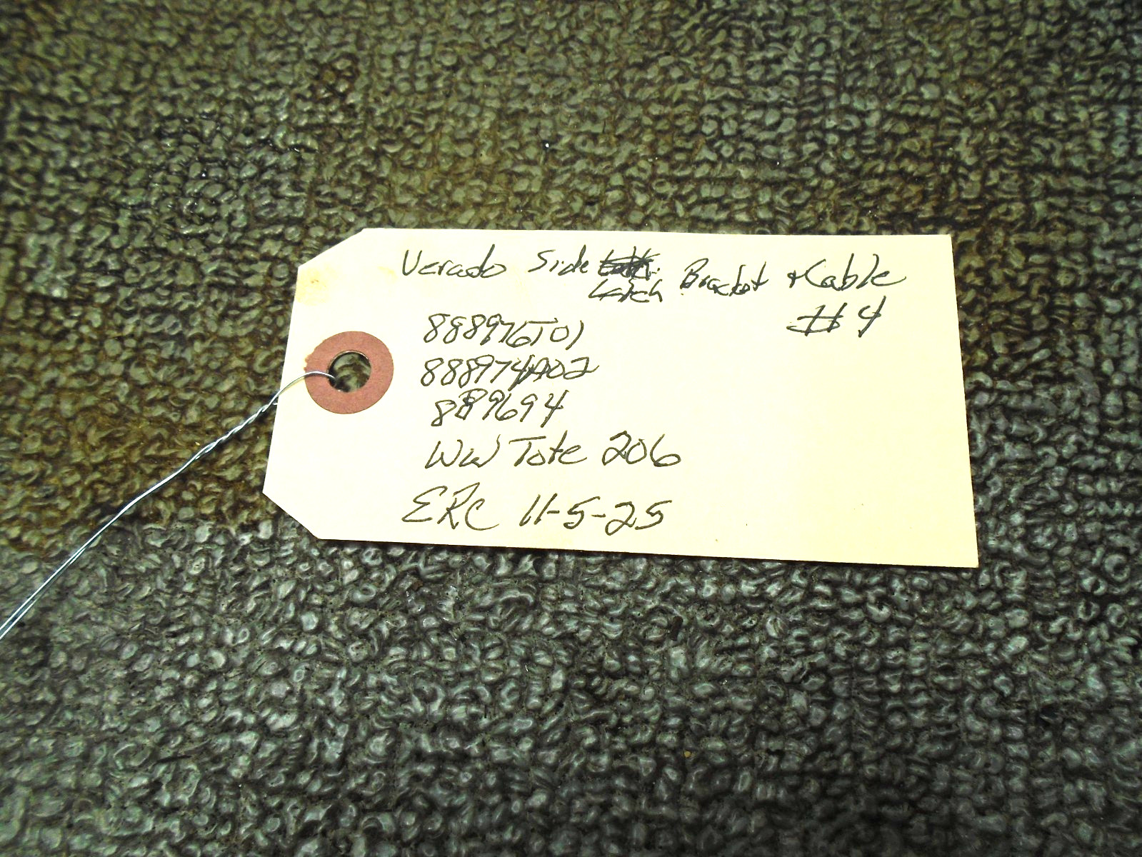 FRONT & SIDE LATCH ASSY 892062T02 MERCURY VERADO OUTBOARD 200-400 HP #4