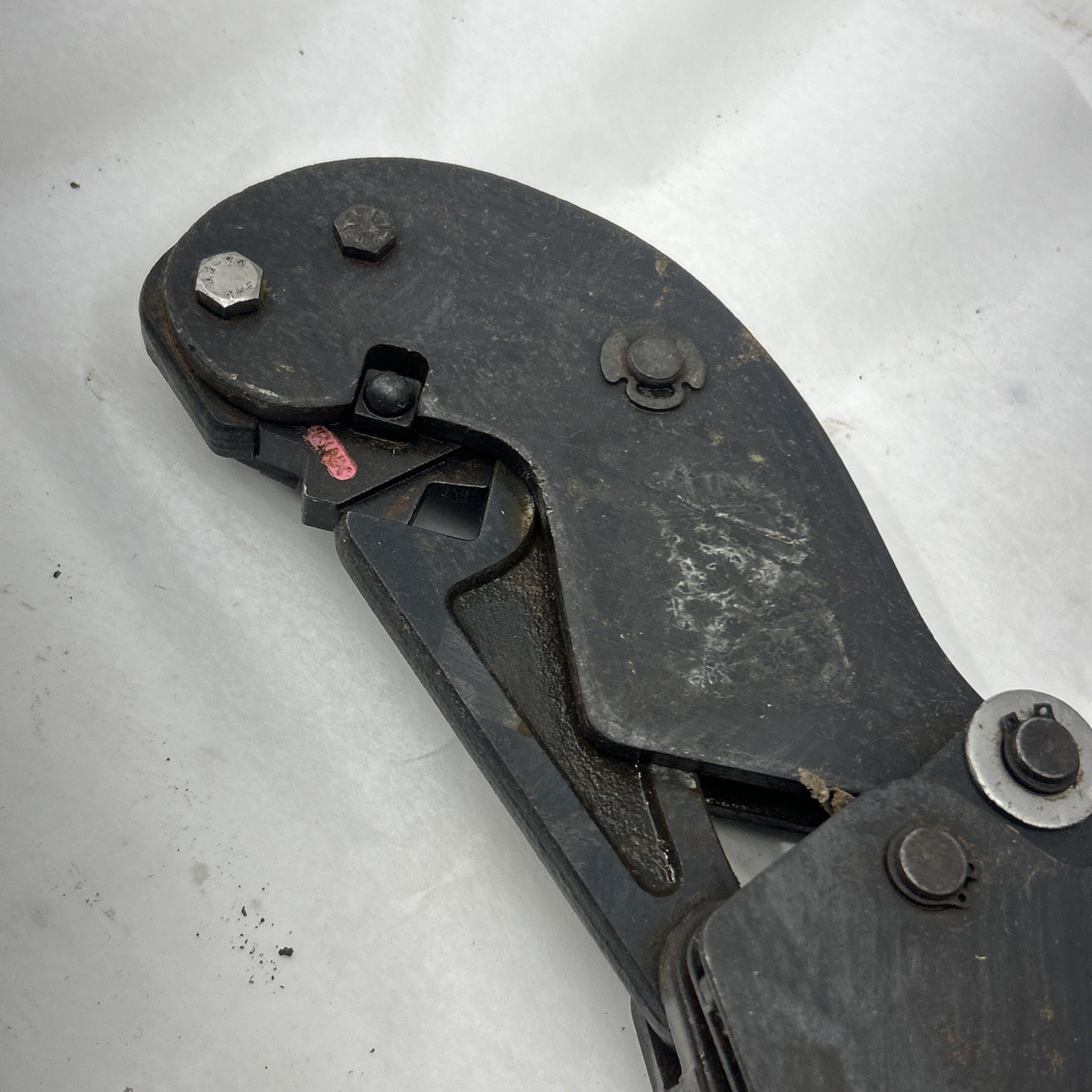 thomas and betts crimper. Ratcheting Crimper Tbm5 W/ Dies. Compression Crimper