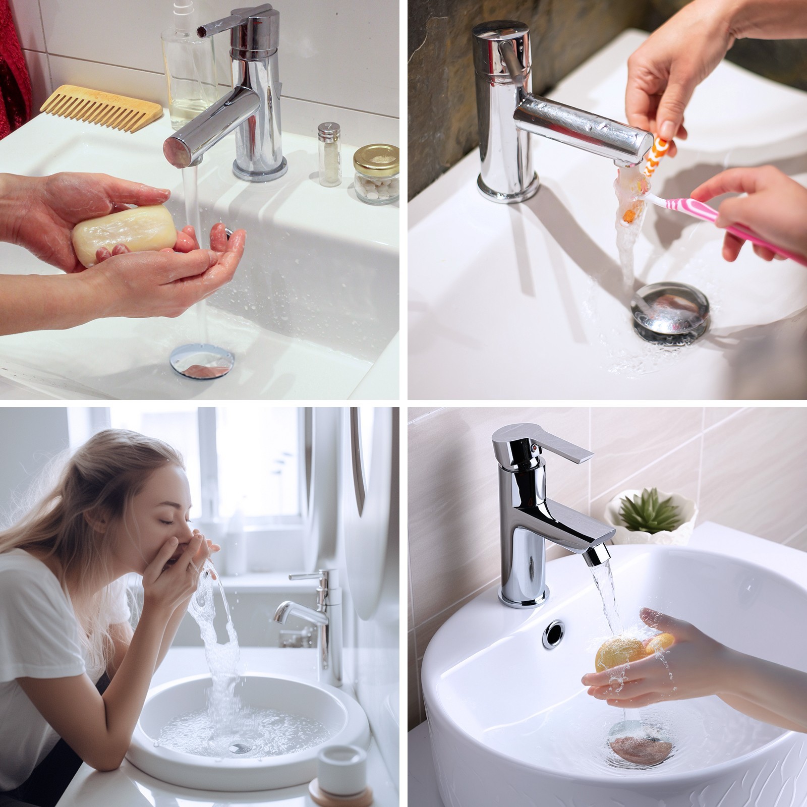 Universal Bathroom Sink Stopper Basin Pop Up Bathroom Sink Drain Strainer Filter