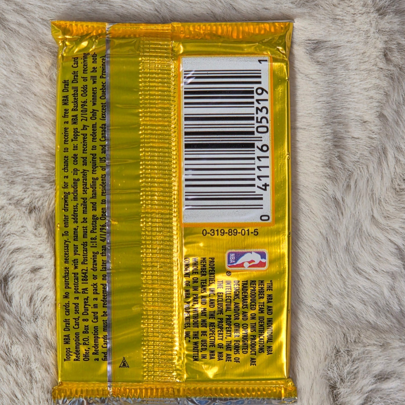 1995-96 Topps NBA Basketball Series 1 Sealed Packs 12 Cards Each