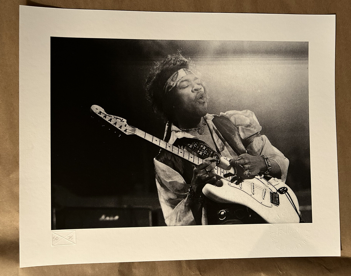 JIMI HENDRIX Poster Print 1969 Albert Hall experience London 2022 Official Photo