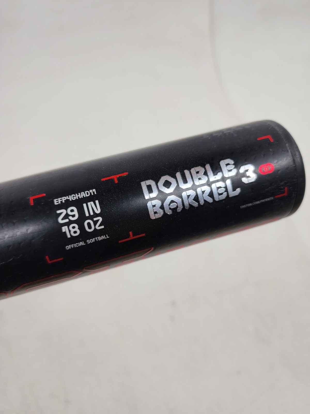 Easton Ghost Advanced -11 29/18 Fastpitch Softball Bat Black/Red EFP4GHAD11