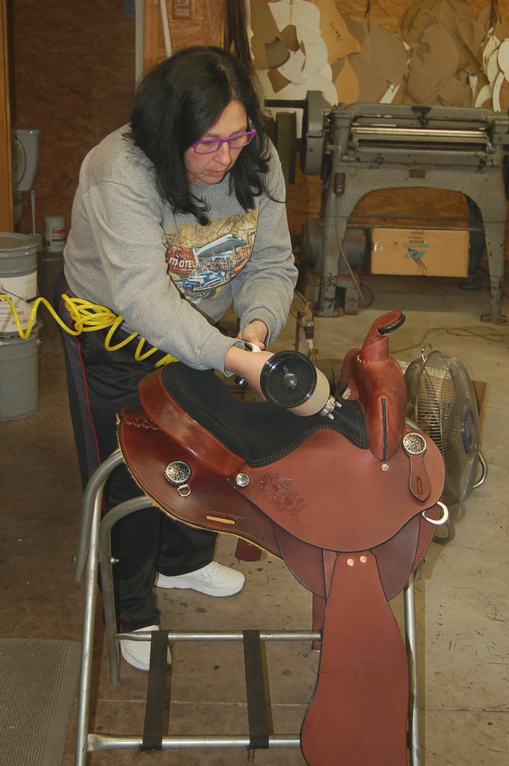 LEATHER BAREBACK ADULT SADDLE PAD by RIDERS CHOICE~ BLACK