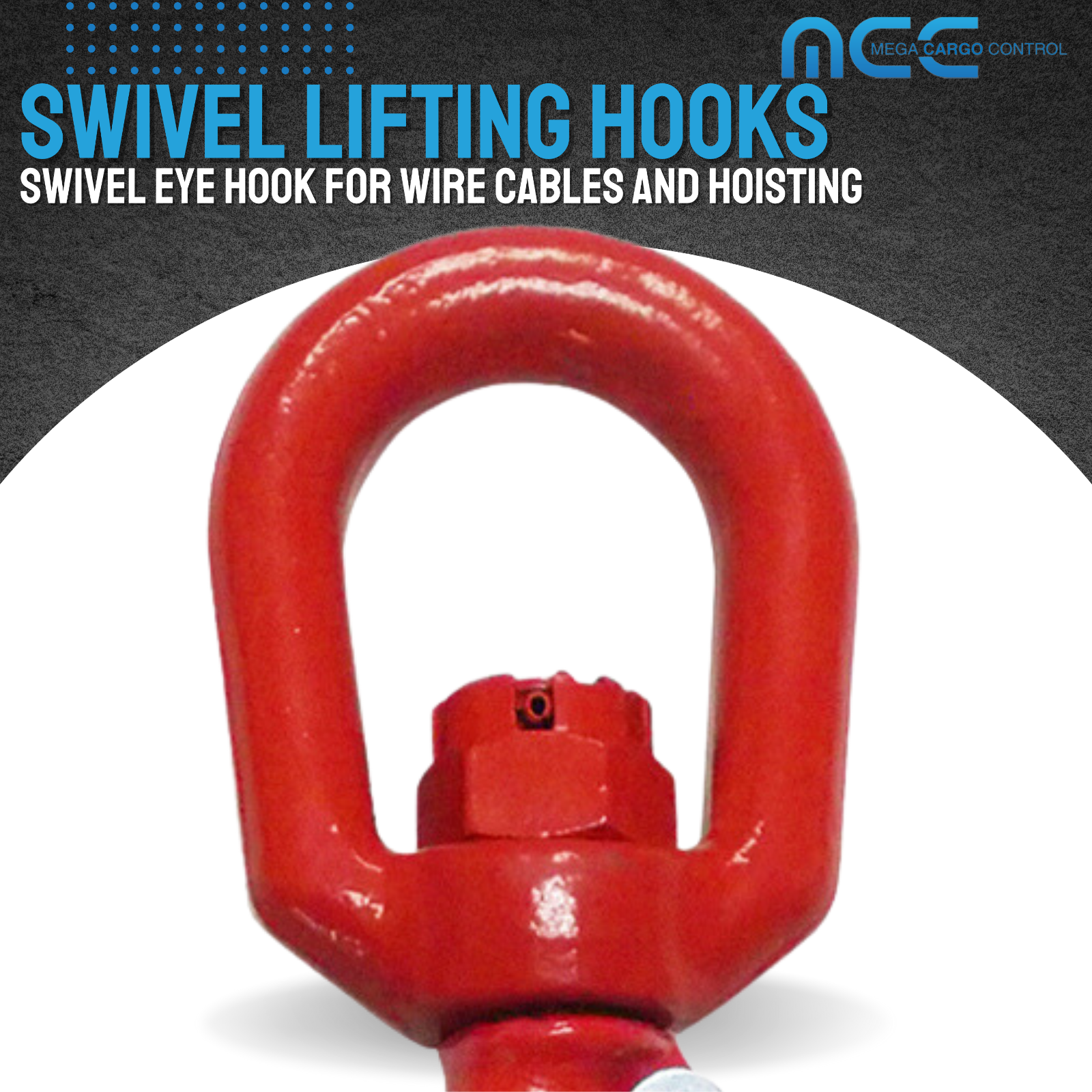 G80 Heavy Duty 1.2T - 5T Swivel Lifting Hook w/ Latch for Lifting Hoist Rigging