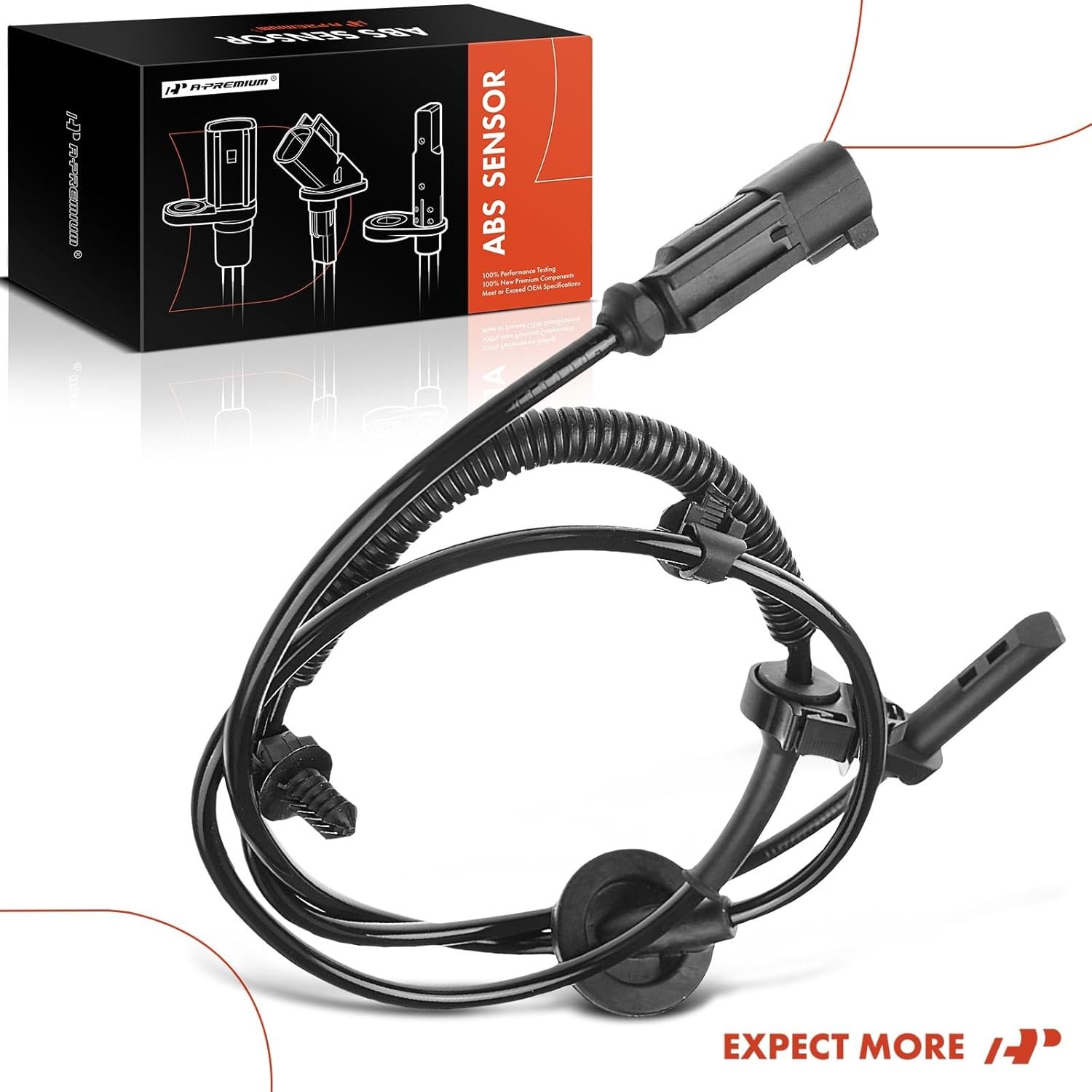 Front ABS Wheel Speed Sensor for Buick, Chevy, GMC & Saturn Models - Enclave,