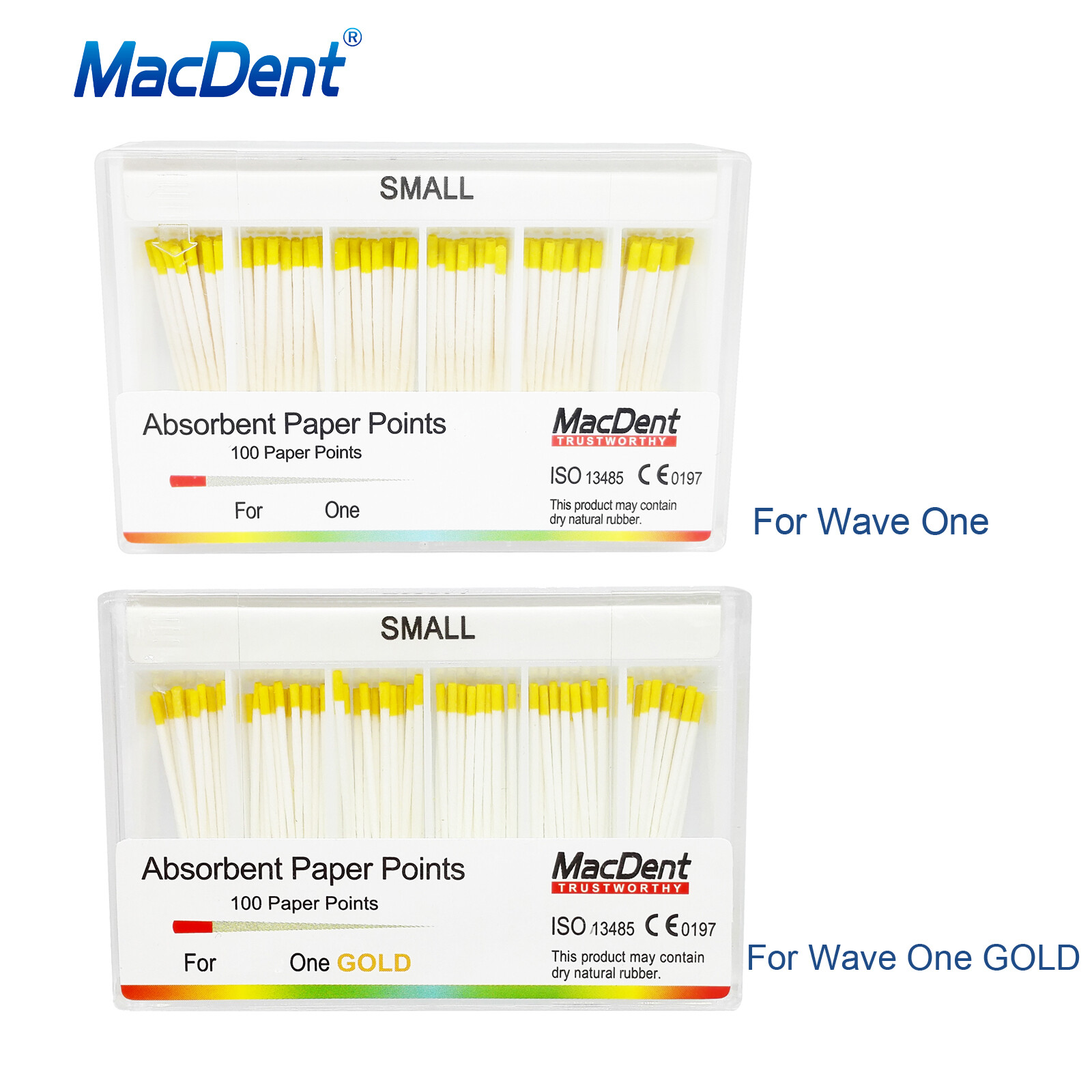 MacDent Dental Endodontic Absorbent Paper Points For Wave One/ WaveOne Gold VIP