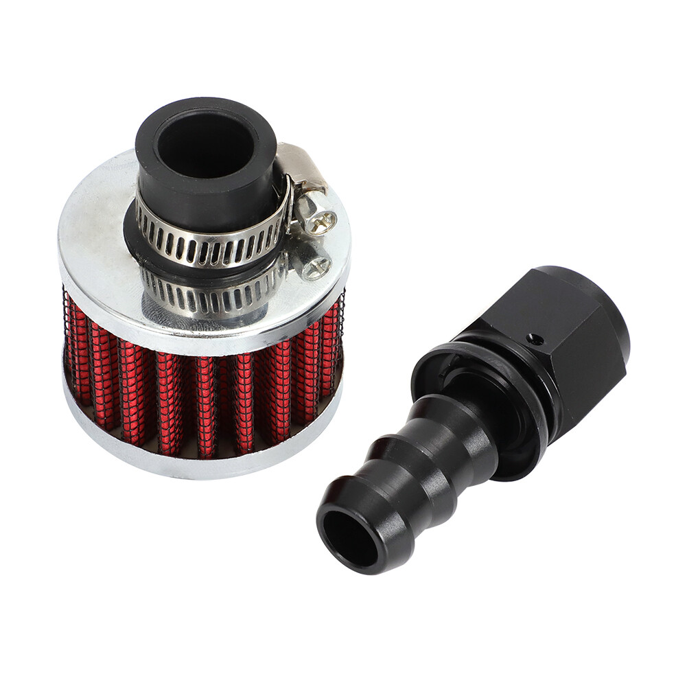 US For Fuel Cell Breather / Vent -10 AN Female Fitting with Filter Kit Aluminum