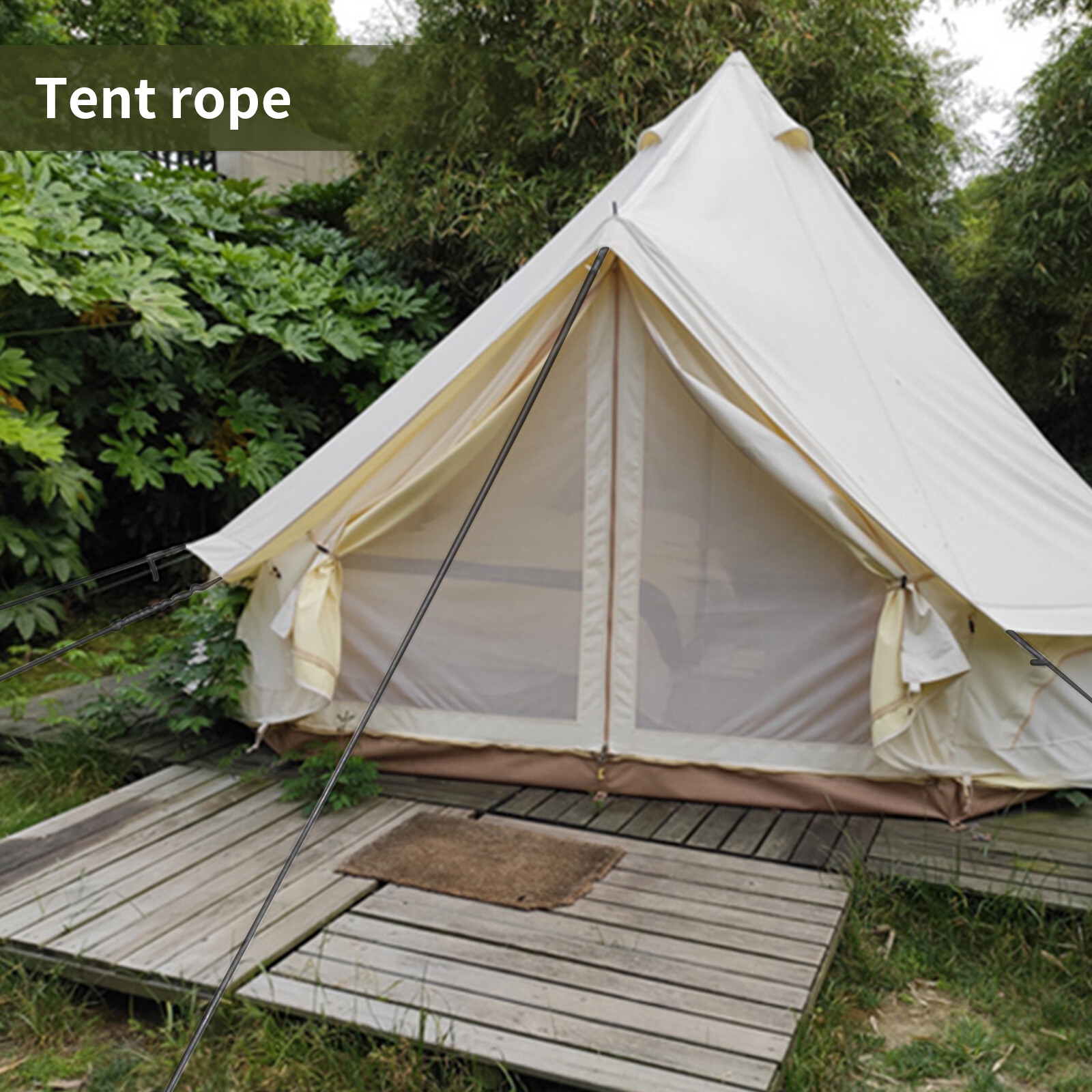 1/8" Multi-Use Elastic Bungee Cord Heavy Duty Shock Rope Tie Down Stretch Band