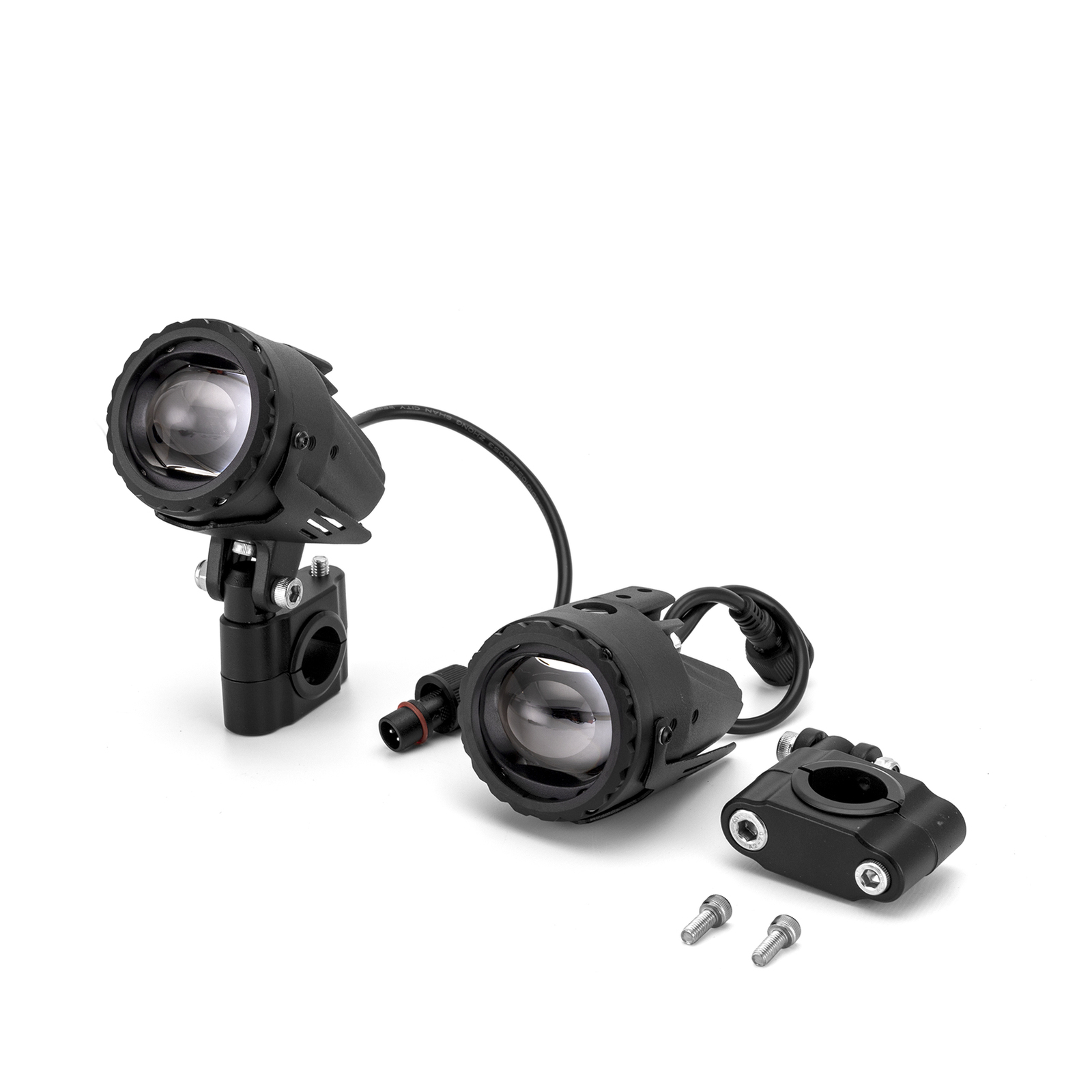 For Harley Auxiliary LED Driving Lights Fog Pods Touring Electra Glide Road King