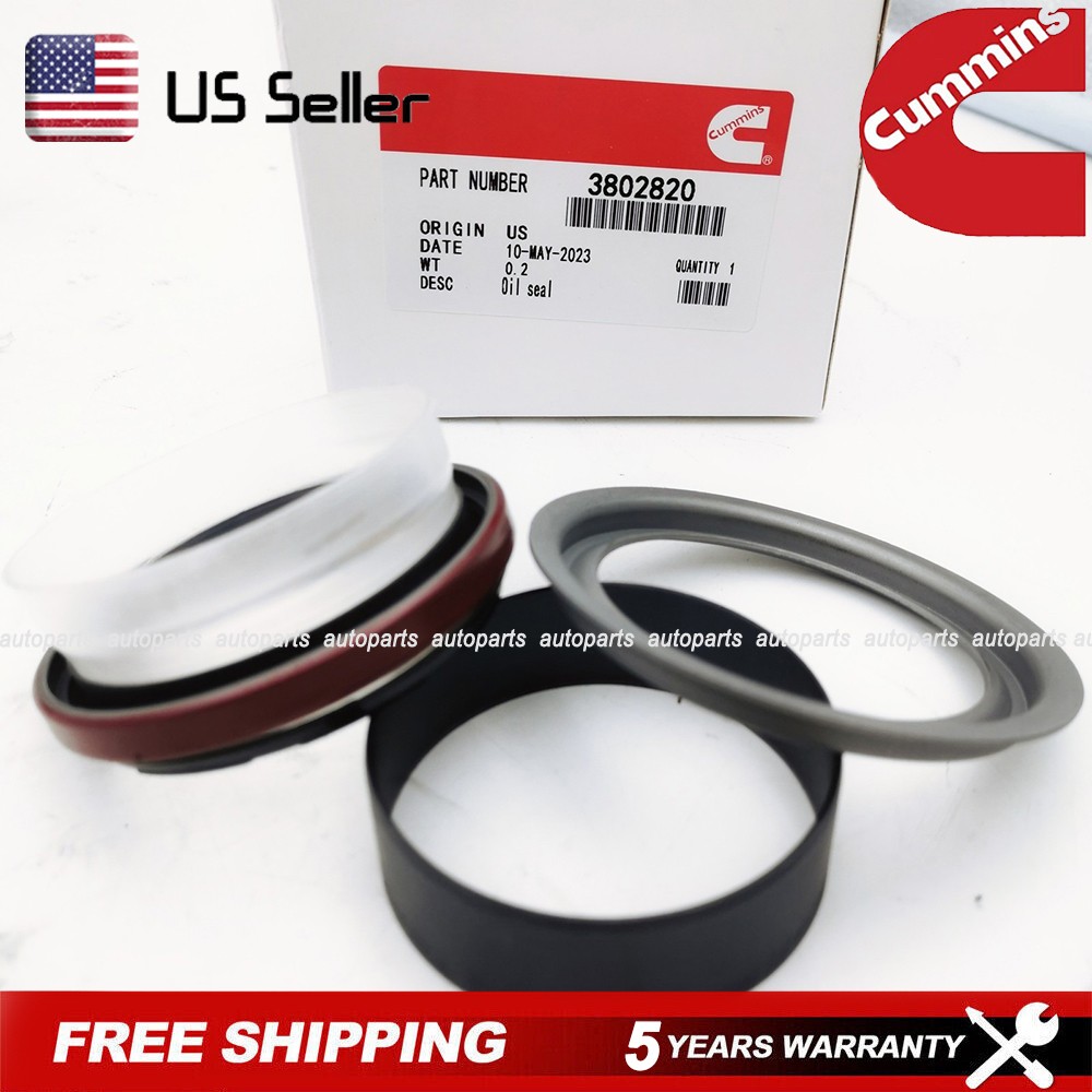 Front Main Crankshaft Oil Seal Wear Sleeve For Cummins 3802820 Dodge 1989-2015
