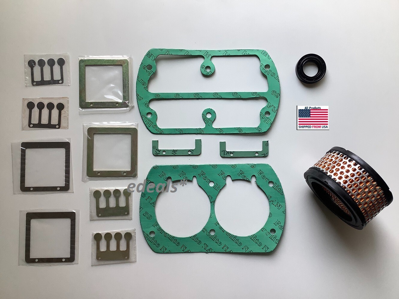 SS5 INGERSOLL RAND COMPATIBLE HEAD KIT 20100277 w/ Retainer, oil seal & filter