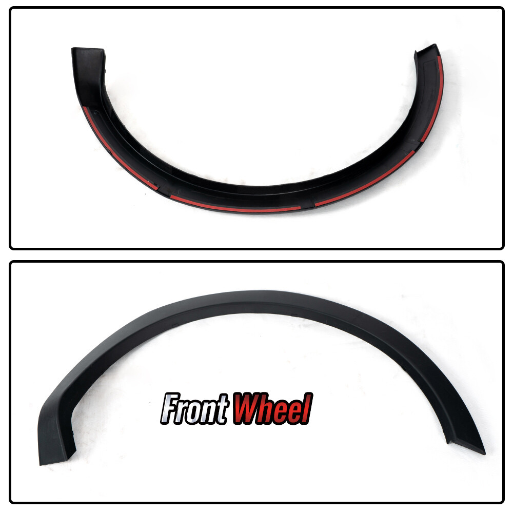 Fit For 2009-14 Ford F150 Replacement Fender Flares Wheel Protector Matte Black