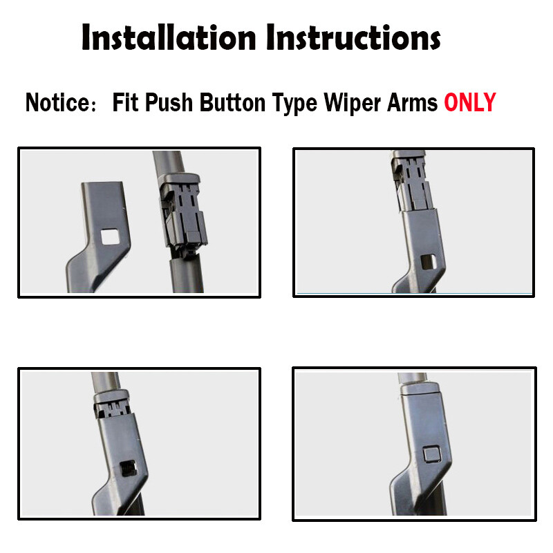 XUKEY Front Windshield Wiper Blades Set For Chevy Cruze MK2 2016-2019 28''+24''