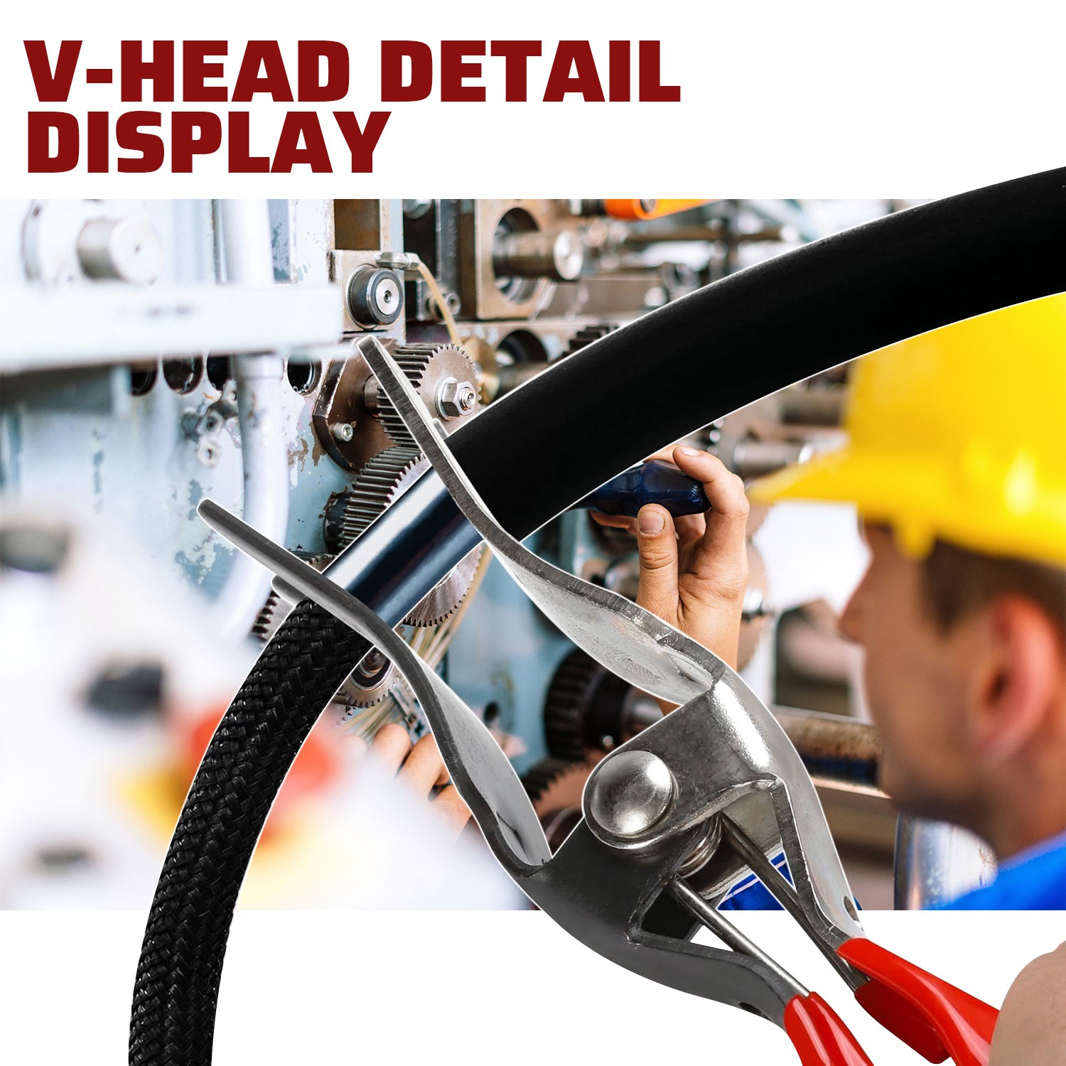 4Pcs Hose Clamp Pliers Remover Kit Water Pipe Fuel Spring Removal Tool Pipe Clip