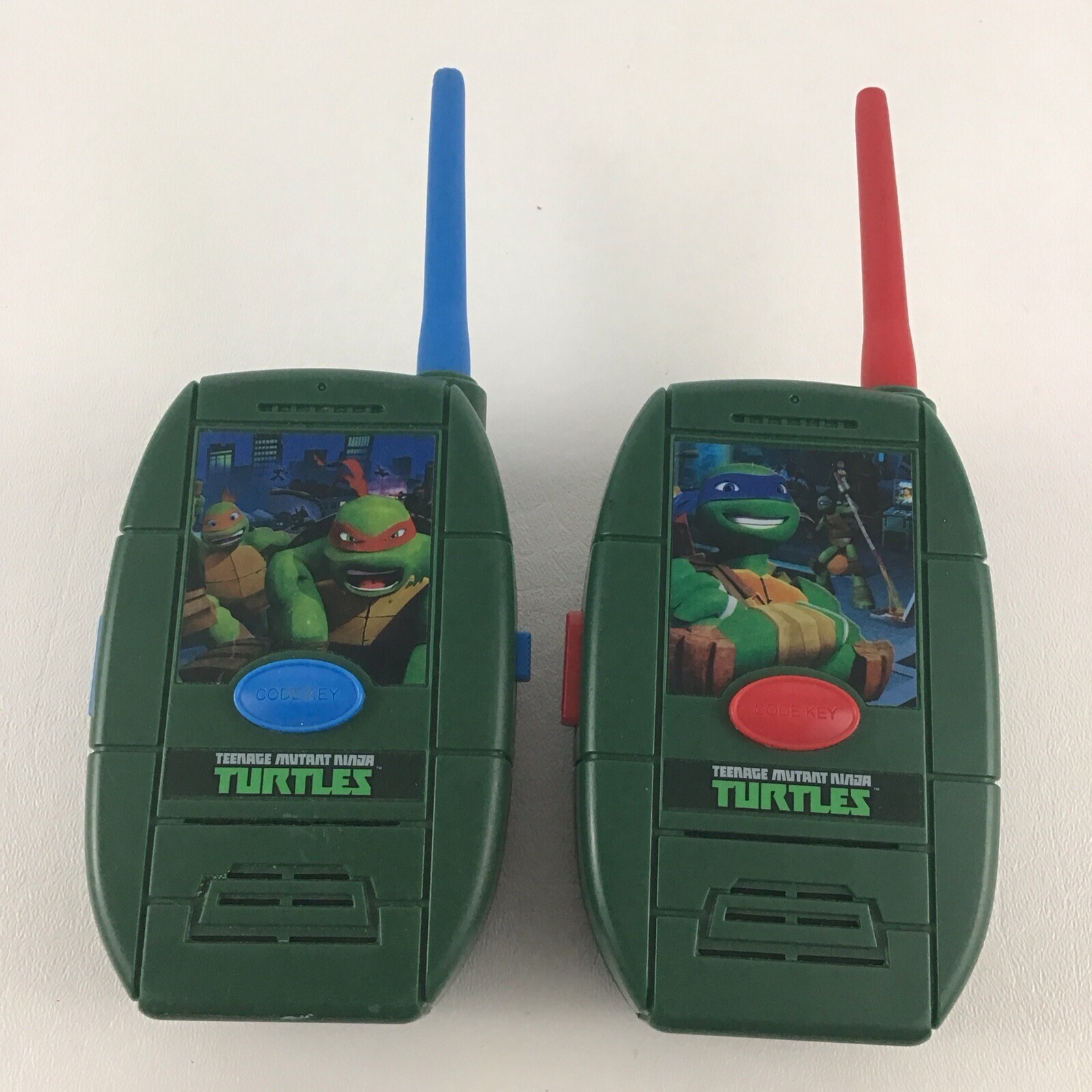 Teenage Mutant Ninja Turtles Walkie Talkies Leo Mikey Donny Playmates Toys TMNT