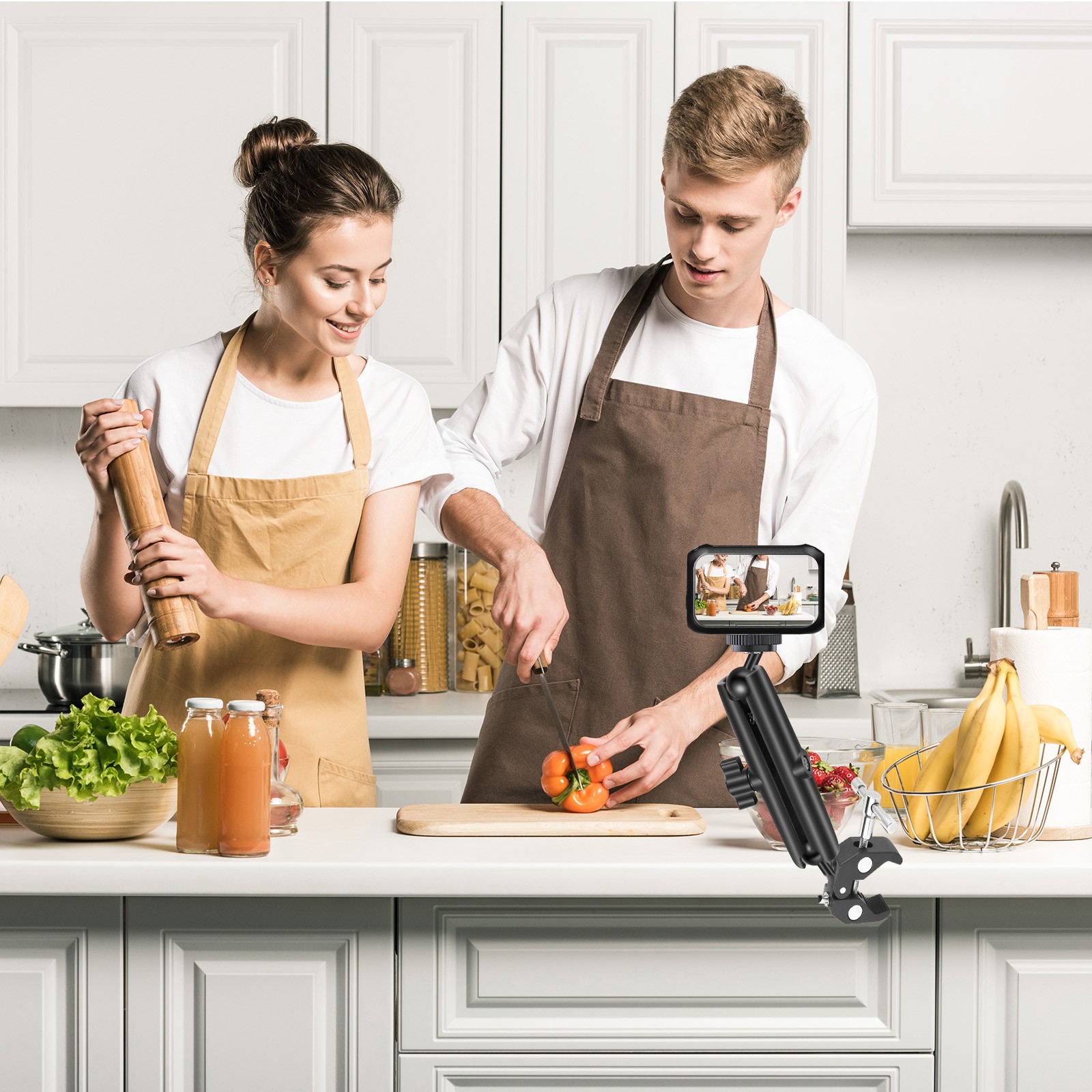 7.48" Double Socket Arm Extension 1" Ball for RAM B Size Mounts 360° Rotatable