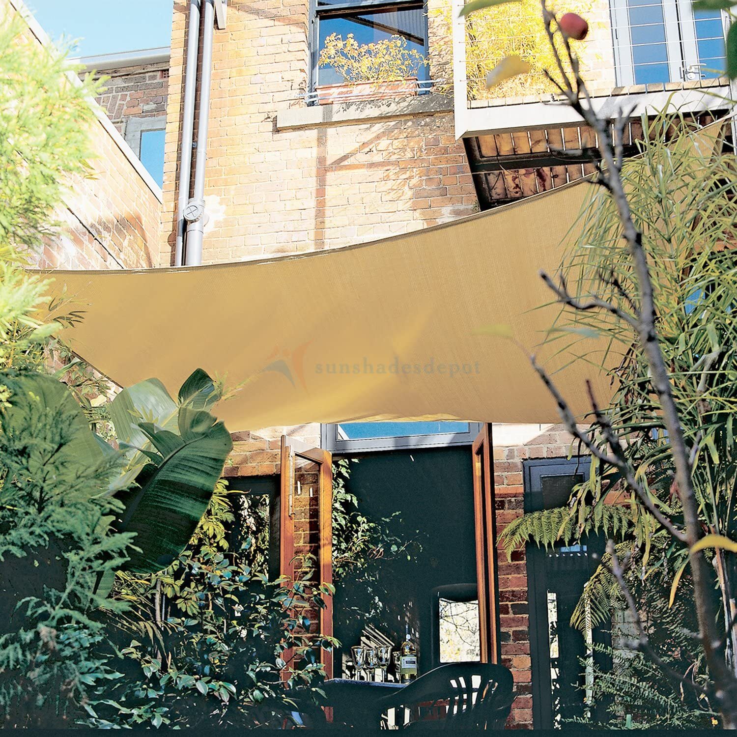 Rectangle Sun Shade Sail Outdoor Canopy Shelter Shade Cover