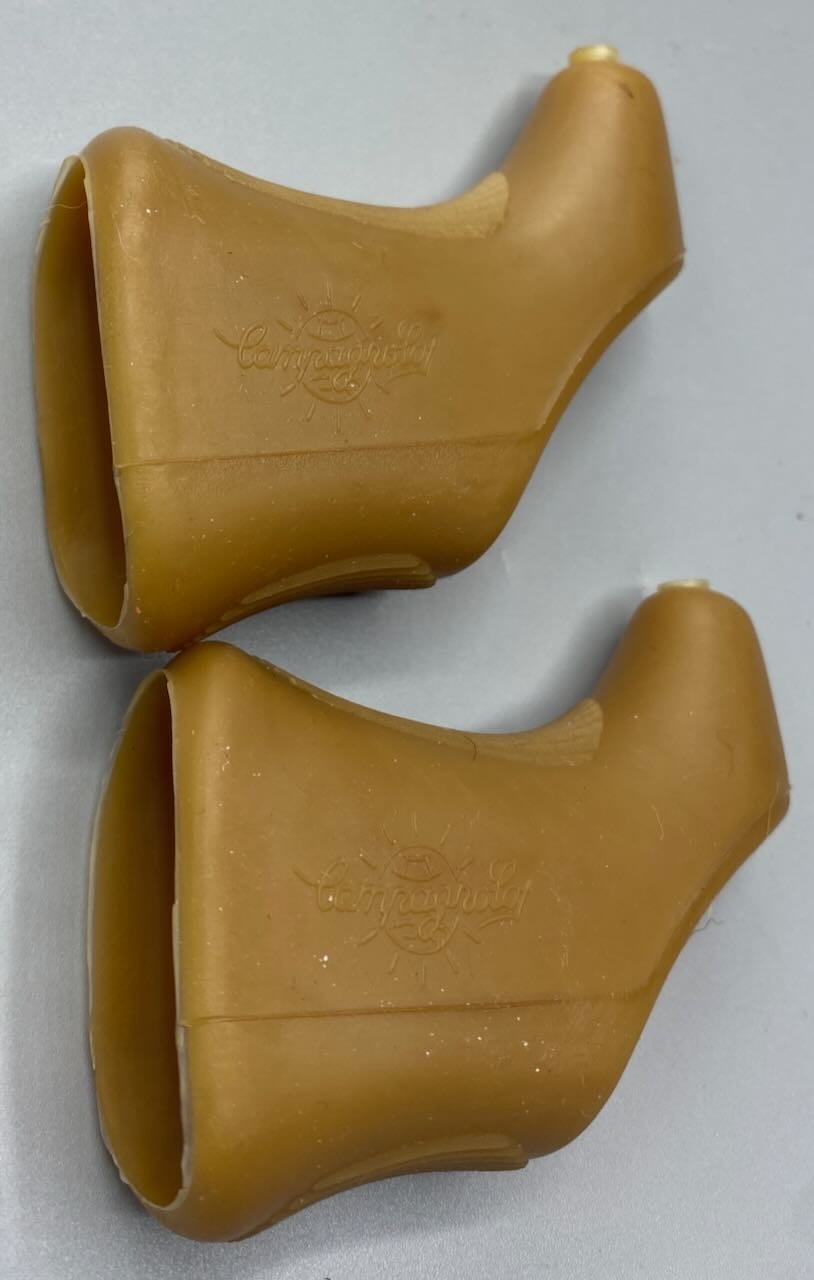 Campagnolo Nuovo Record / Super Record Gum Rubber World Logo Brake Hoods