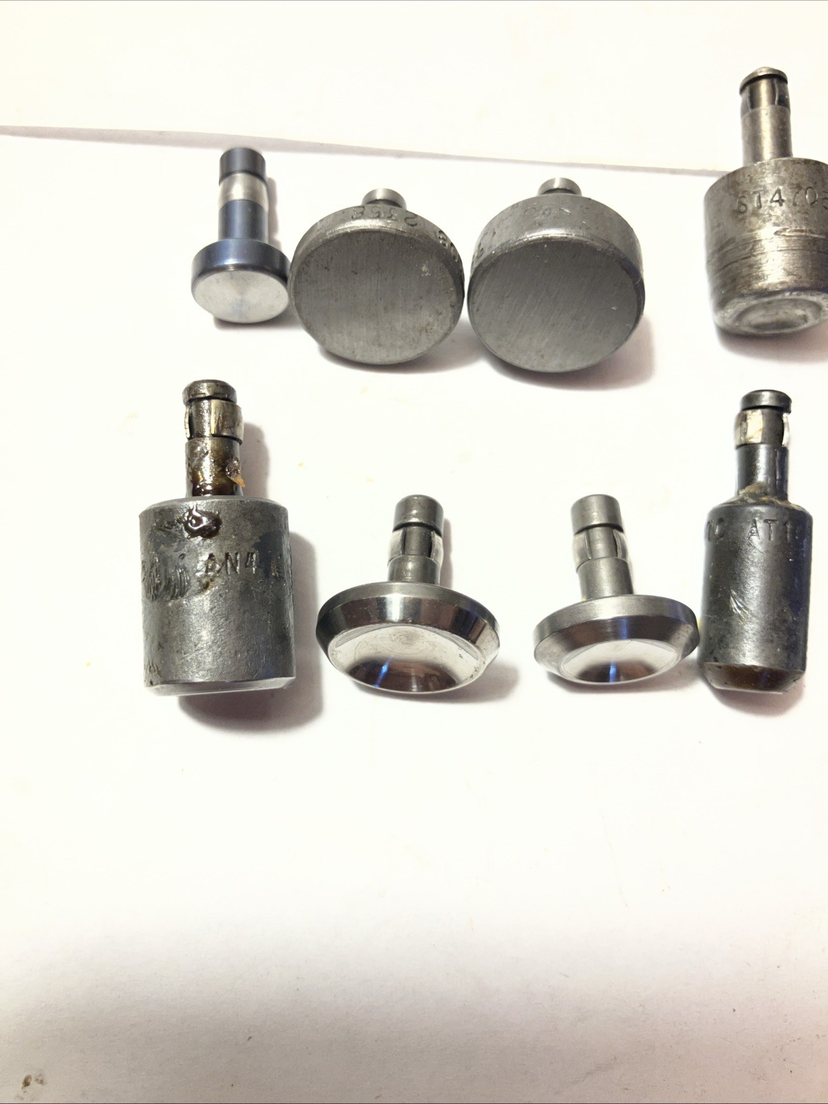 Lot 10 Hand Rivet Squeezer Die 3/16 Shank Aircraft Aviation Tools #1 Belly Tank