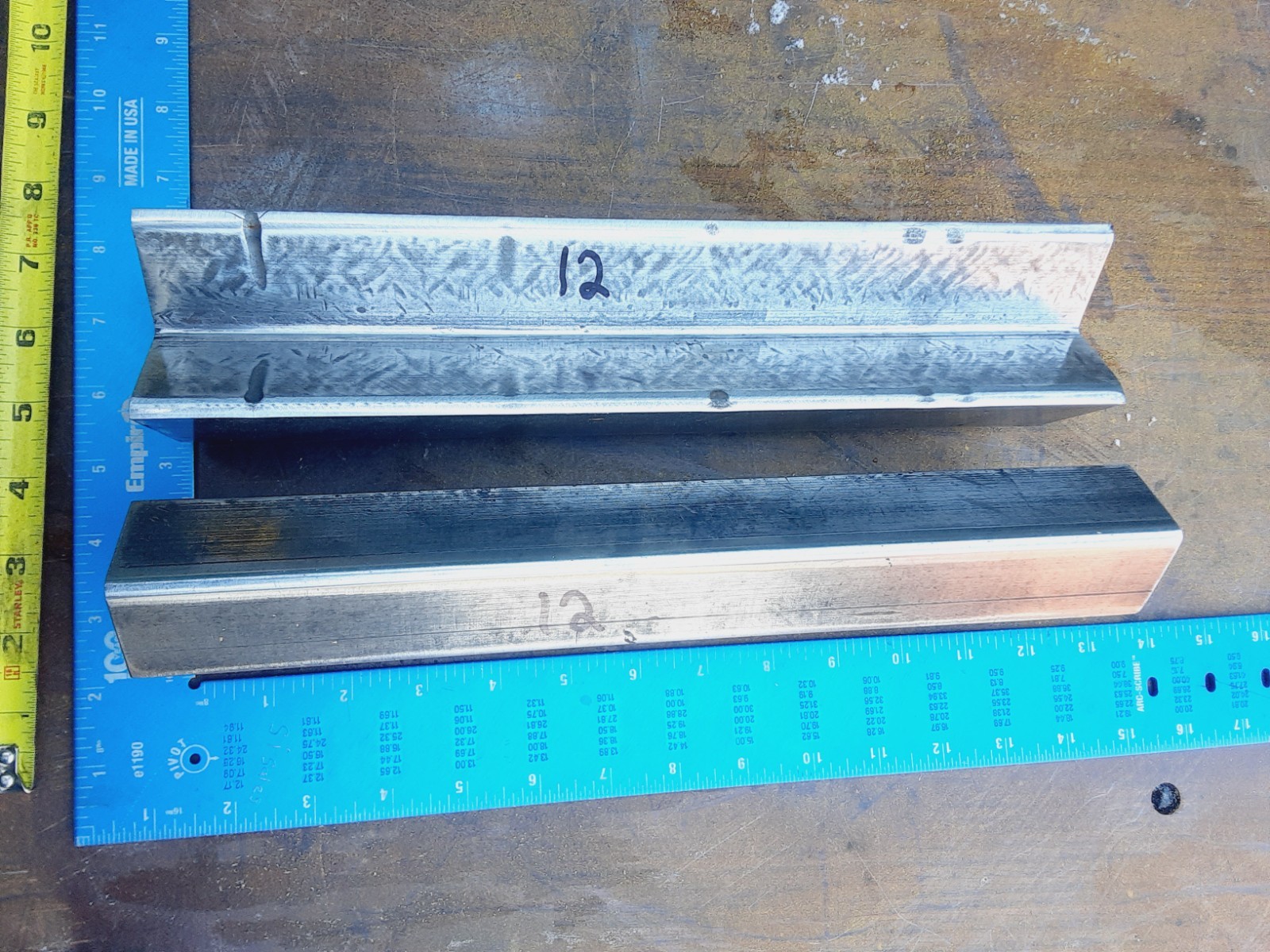 2" wide opening 89 degree 36" 12 L Press Brake Lower upper Tooling Vee V Forming