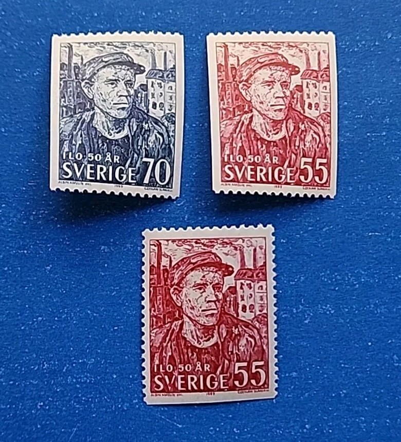 Sweden Stamps, Scott 811-813 Complete Set MNH