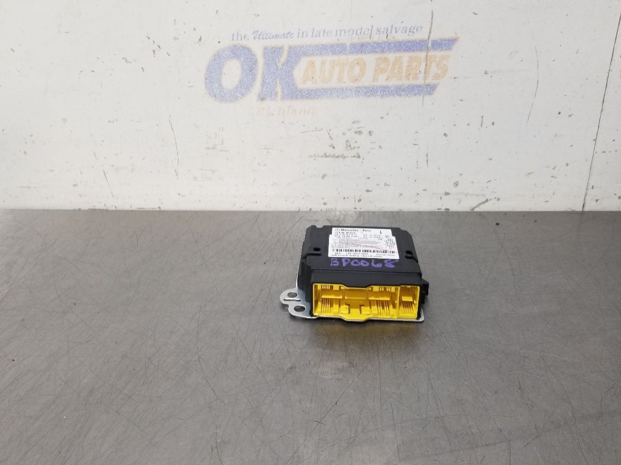 18 2018 MERCEDES GLS450 166 TYPE SRS RESTRAINT CONTROL MODULE 1669000320
