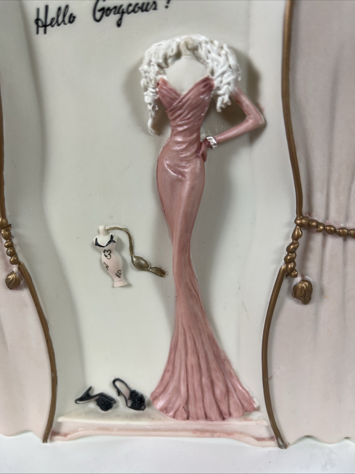 Vintage Accessories Dress To Thrill BedBath&Beyond Rare Tissue Box & Trash Can