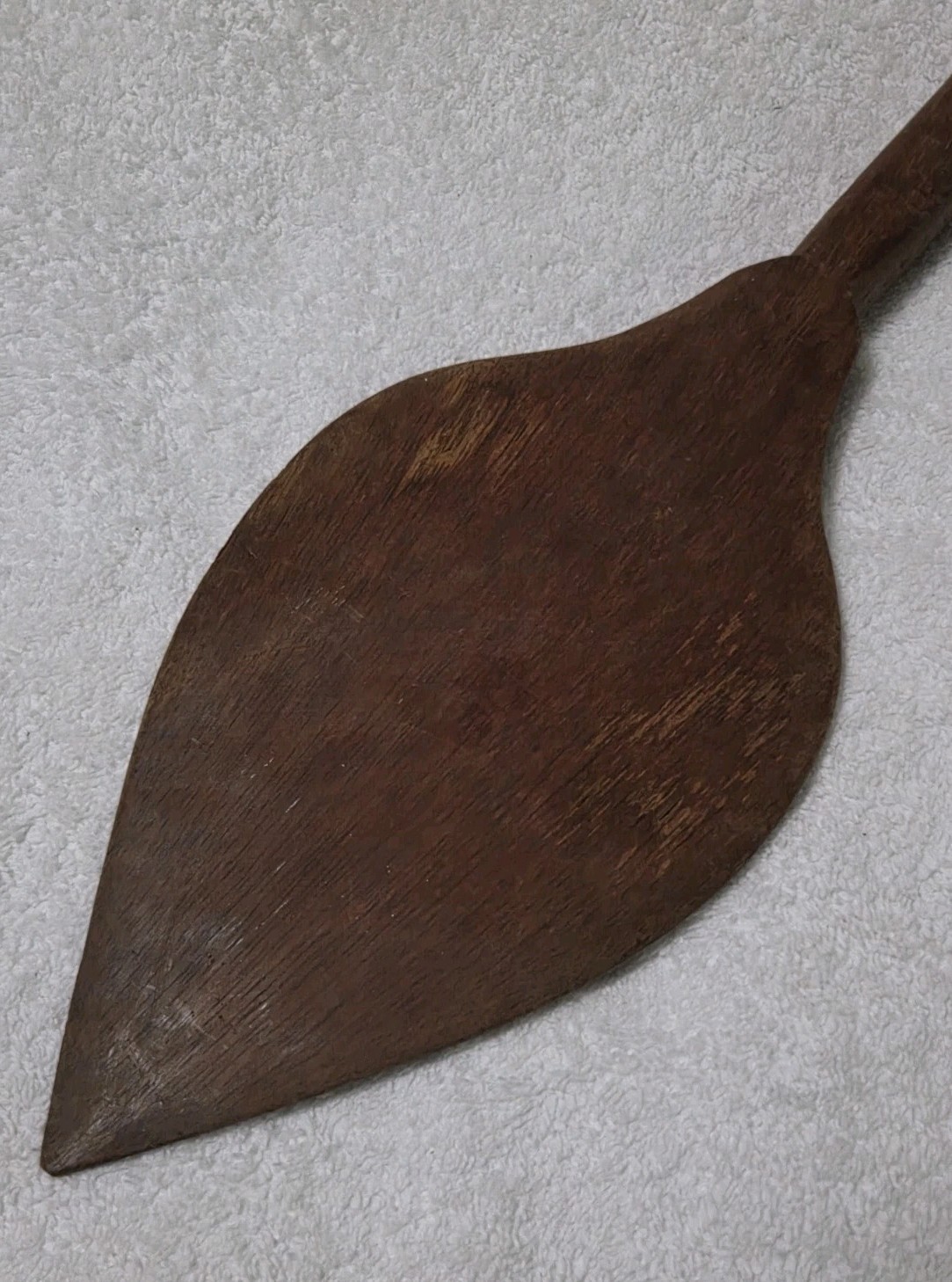 🔶️VINTAGE CARVED WOODEN PADDLE CEREMONIAL WAR CLUB SUBI OCEANIC TRIBAL ART