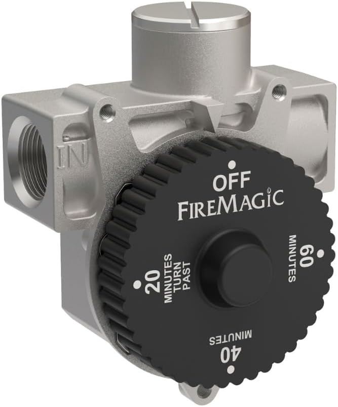 Fire Magic 1-Hour Automatic Timer Gas Safety Shut-off Valve, 3090D