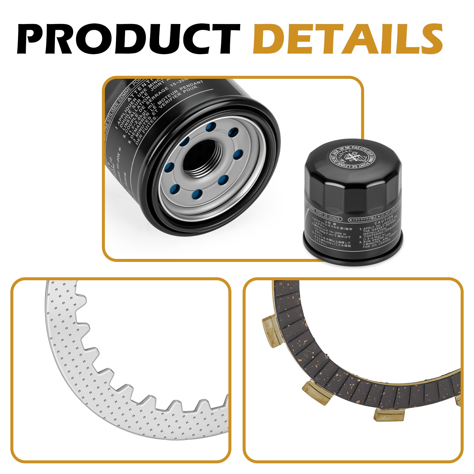 Clutch Friction Plates & Gasket For Kawasaki Vulcan 800 VN800B Classic 1996-2005