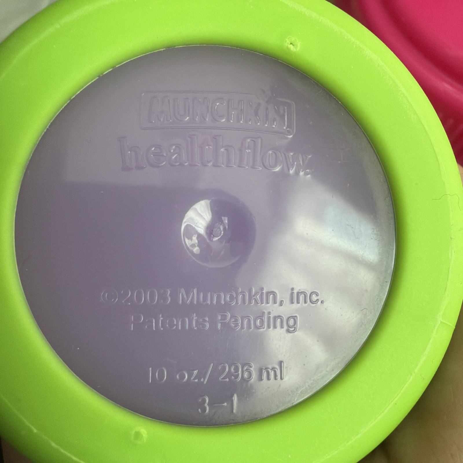 VTG Y2K 2003 Dora The Explorer/Boots Munchkin Healthflow 10fl Oz Sippy Cup LOT 2