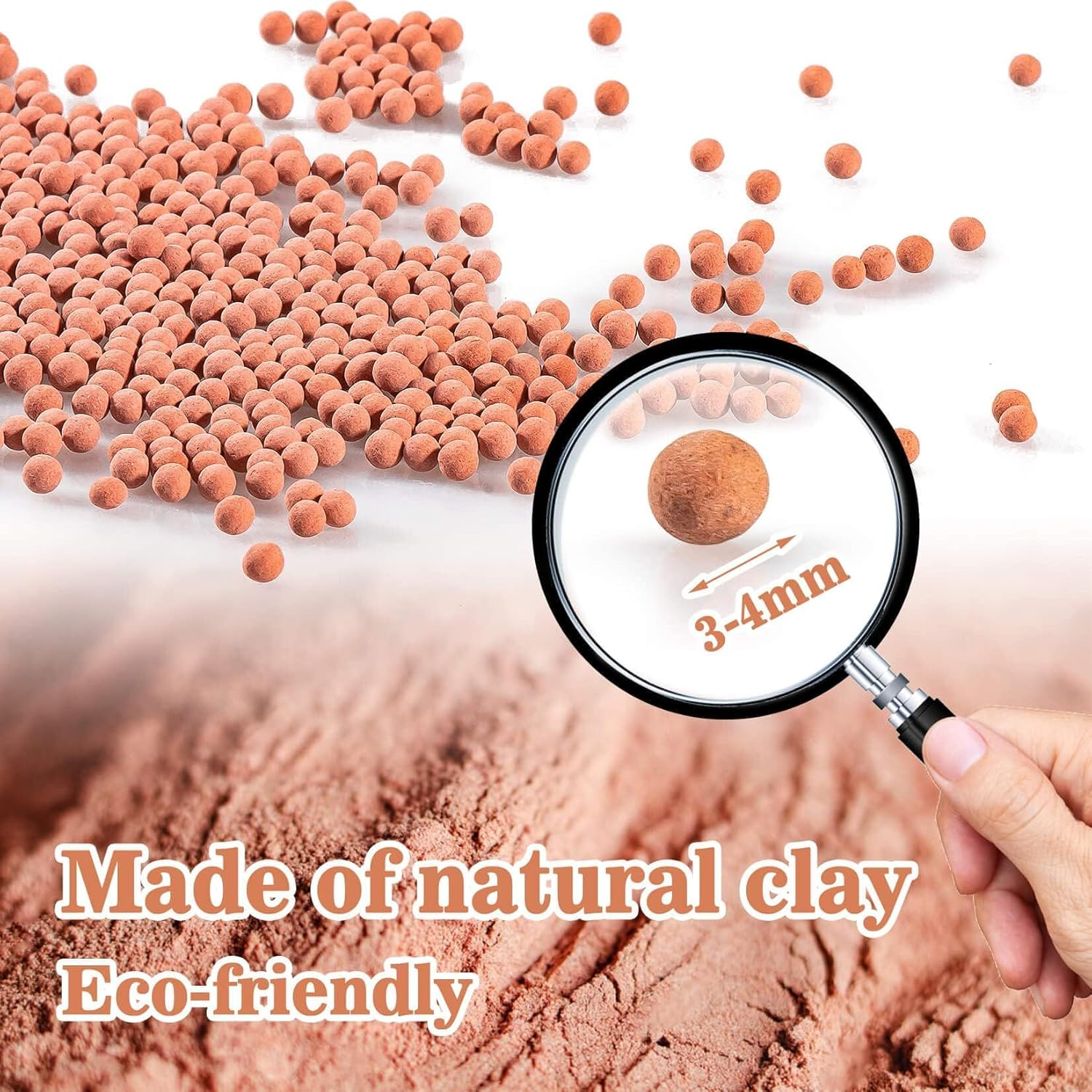 Clay Pebbles for Plants Pebbles Indoor Plants Natural Clay Drainage Decoration