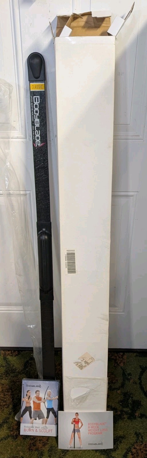 Bodyblade Classic 48 in. Resistance Bar Exercise Strength Training Balance w/DVD