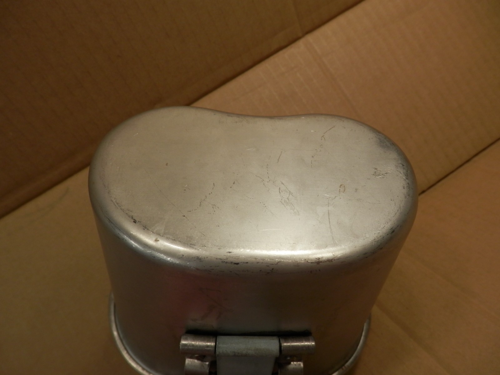 Vintage 1953 Mirro US Army Canteen & Undated Rogers Akorn Ohio Canteen Cup