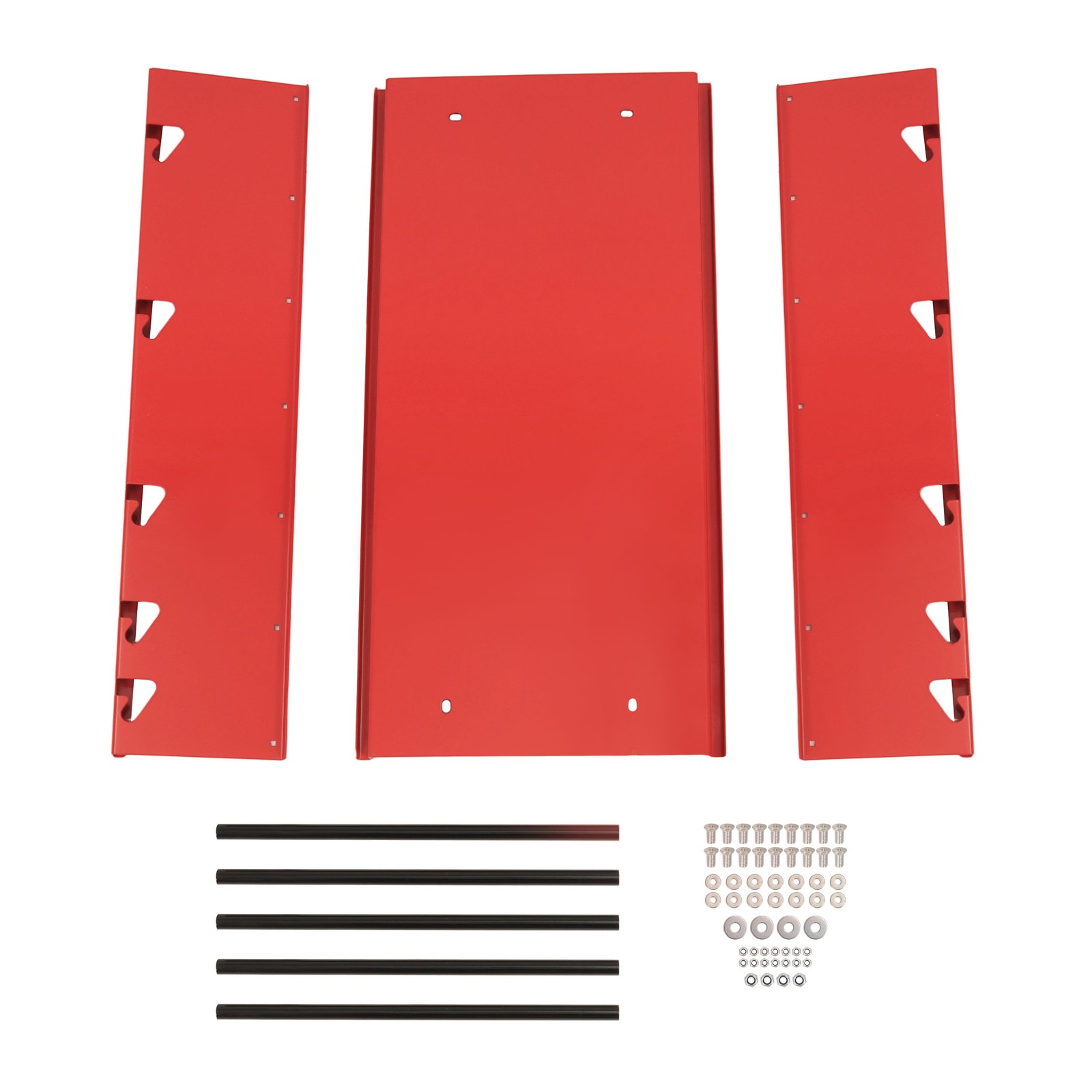 Red Wire Reel Holder 5 Rods Wire Spool Dispenser Rack For Industrial Electrical