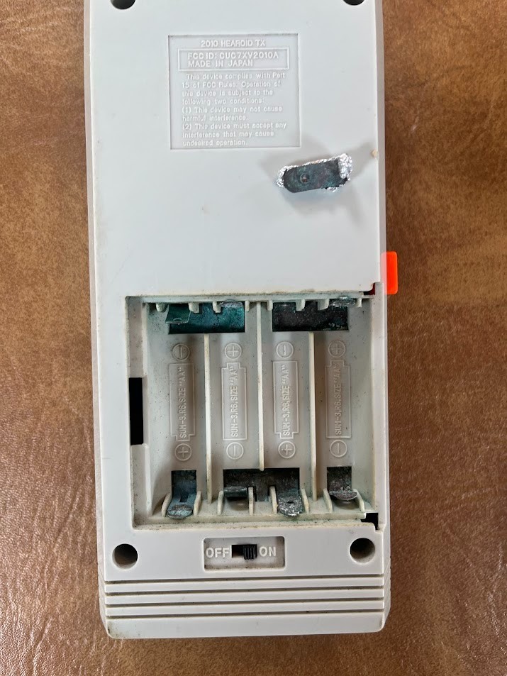 Vintage Hearoid Harold Omnibot Robot Japan Voice Command Module Tray