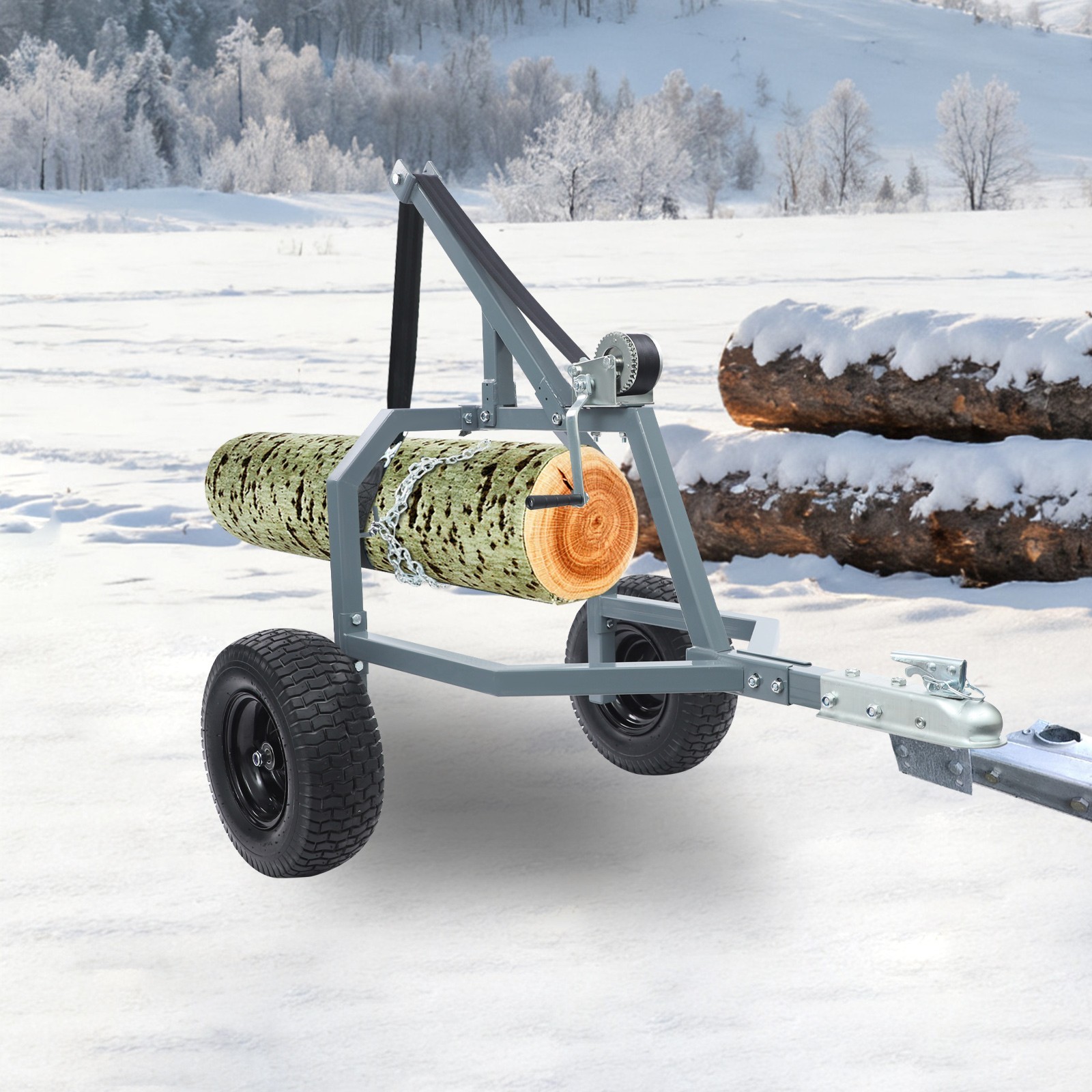 Heavy Logs Skidder Logging Trailer Transporting Cart Trolley Log Skidding Arch