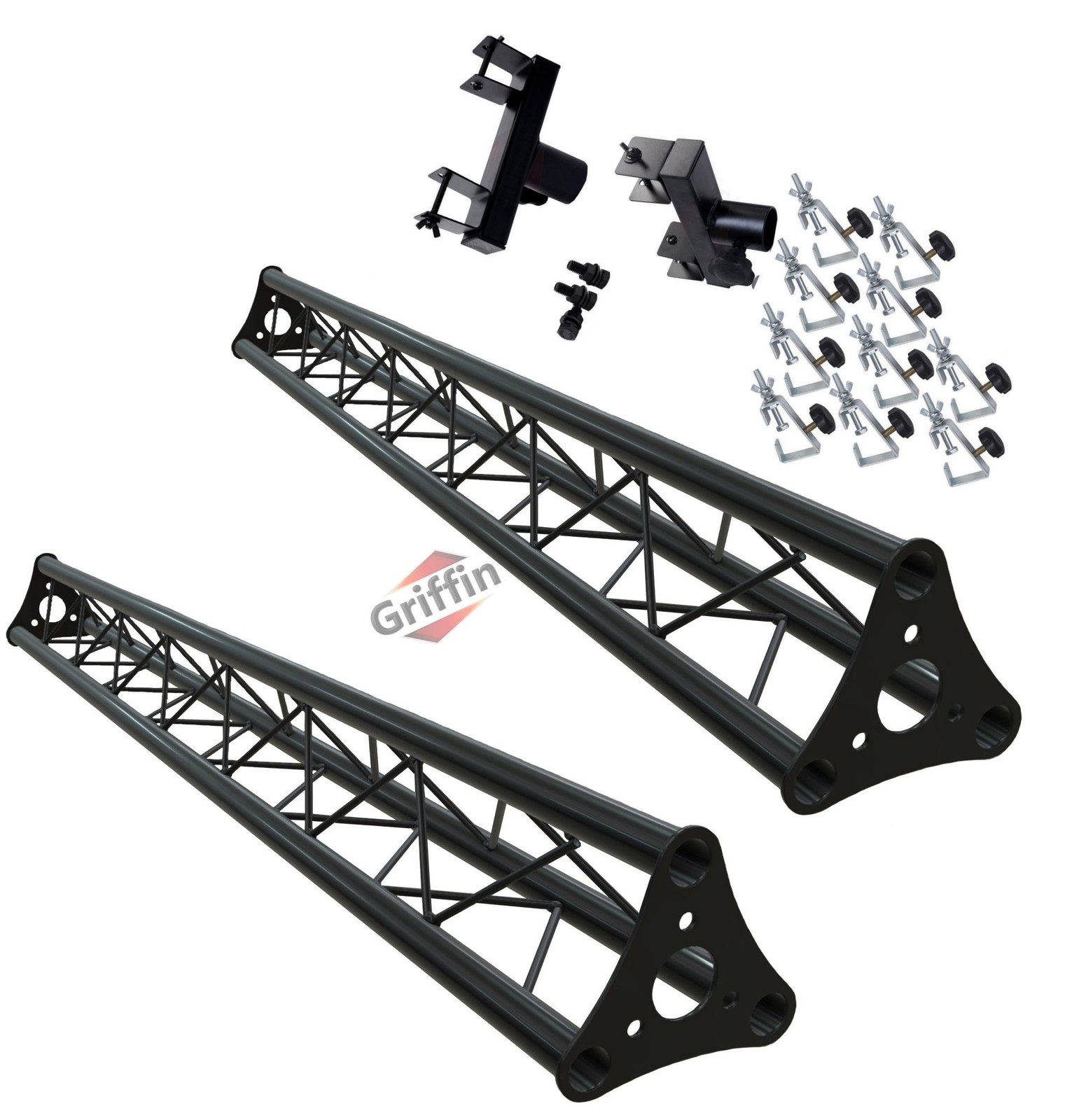 2 PACK Triangle Truss Kit DJ Booth Trussing Section Stage Segment Lighting Stand